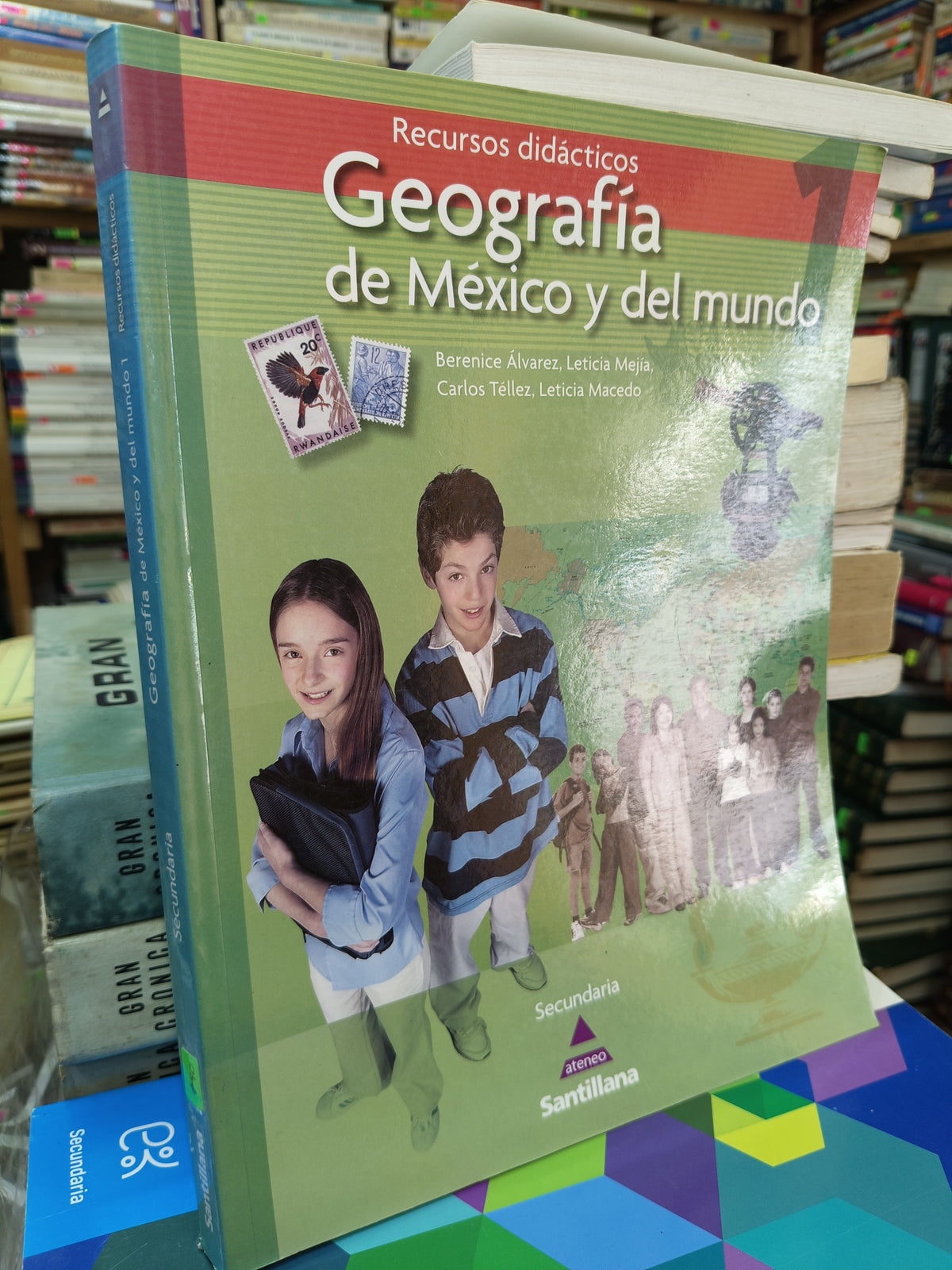 GEOGRAFIA DE MEXICO Y DEL MUNDO POR BERENICE ALVAREZ, CARLOS TALLEZ USADO GEOGRAFIA JUÁREZ 507