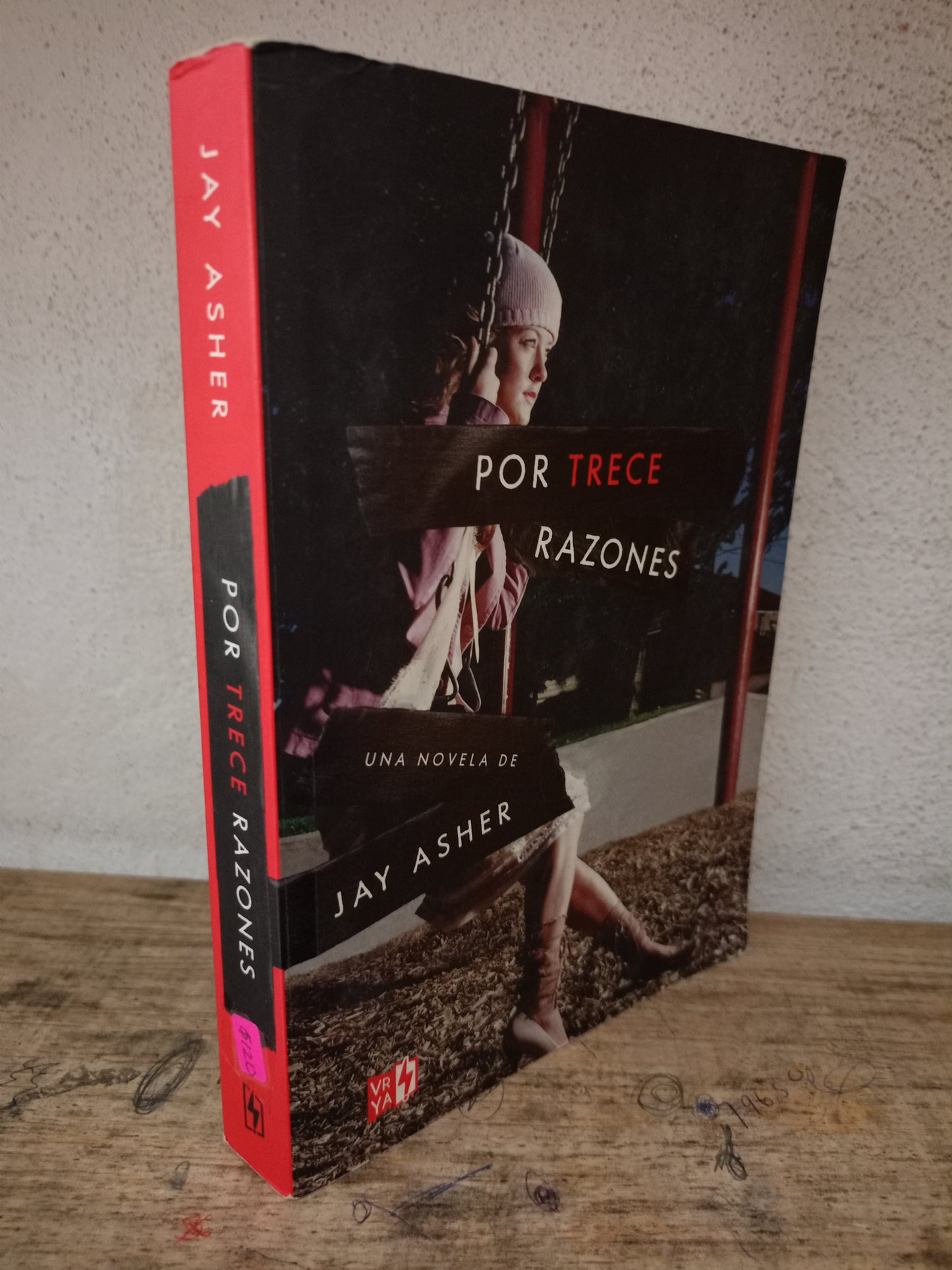 POR TRECE RAZONES POR JAY ASHER USADO NOVELA LITERARIO 305