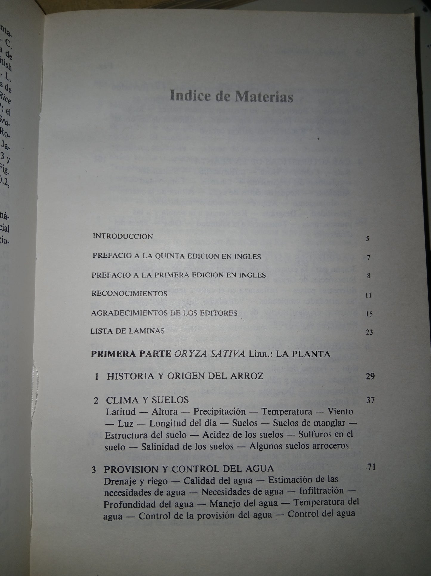 ARROZ POR D.H. GRIST USADO AGRARIA LITERARIO 207