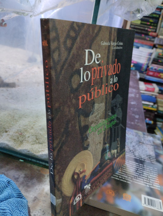 DE LO PRIVADO A LO PUBLICO ORGANIZACIONES EN CHISPAS POR GABRIELA VARGAS CETINA USADO SOCIOLOGIA ALDAMA
