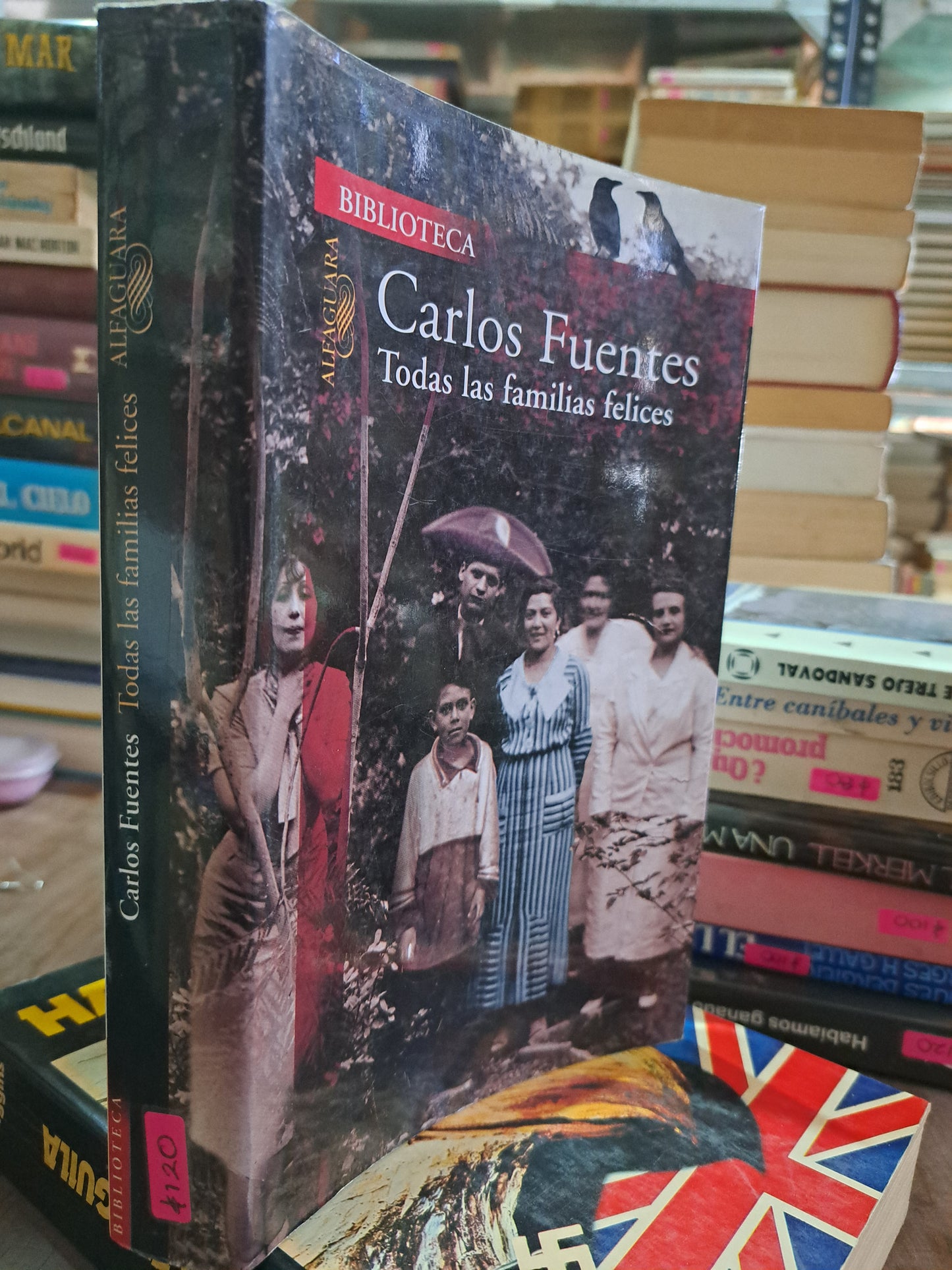 TODAS LAS FAMILIAS FELICES CARLOS FUENTES USADO NOVELA ALDAMA