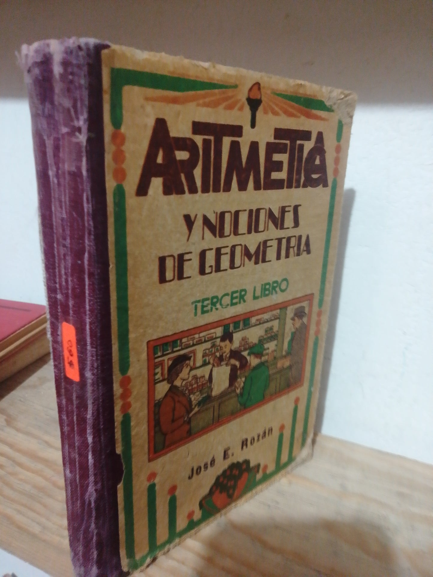 ARITMETICA Y NOCIONES DE GEOMETRIA POR JOSE E. ROZAN USADO MATEMATICAS JUAREZ