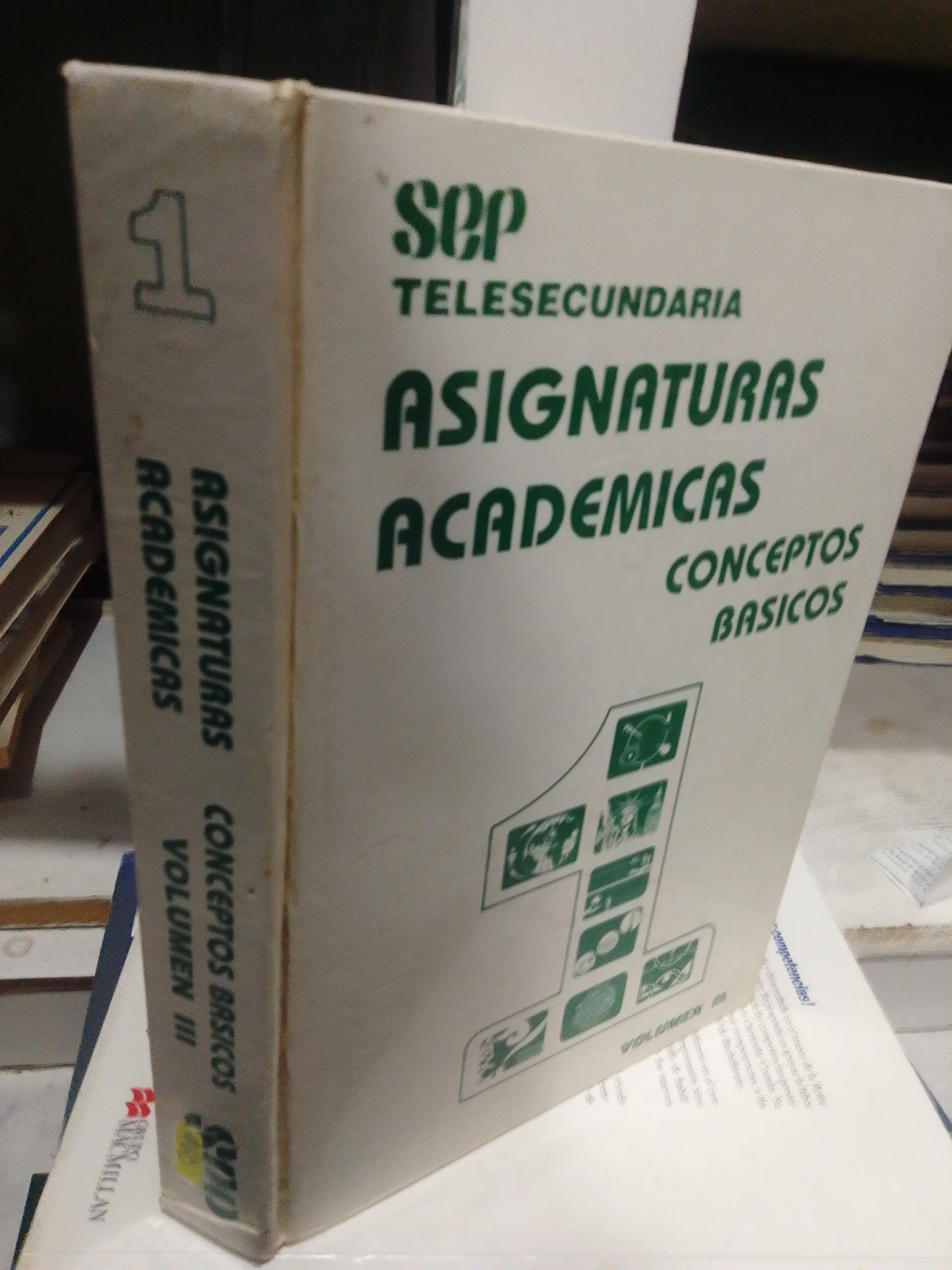 ASIGNATURAS ACADEMICAS CONCEPTOS BASICOS 1 TELESECUNDARIA USADO EDUCACION JUAREZ
