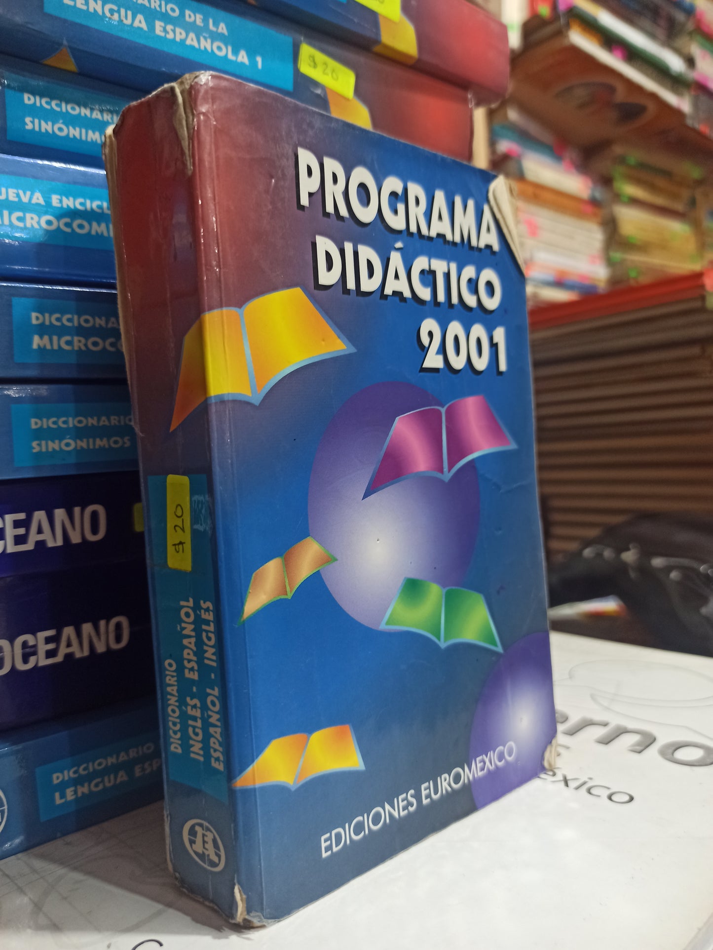 PROGRAMA DIDÁCTICO DICCIONARIO INGLES ESPAÑOL POR EDITORIAL EUROMEXICO USADO IDIOMAS JUÁREZ