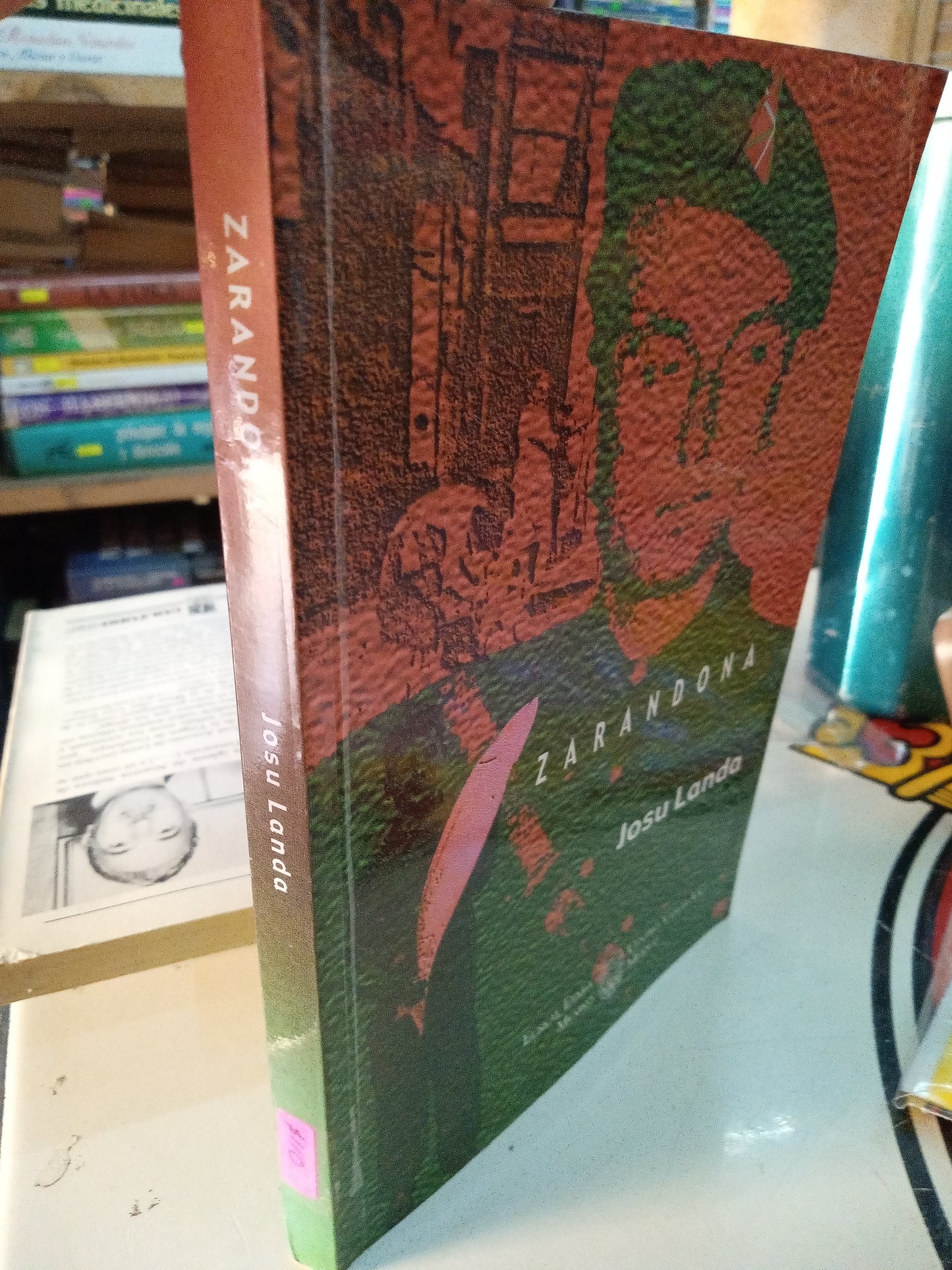 ZARANDONA POR JOSU LANDA USADO NOVELA LITERARIO 207