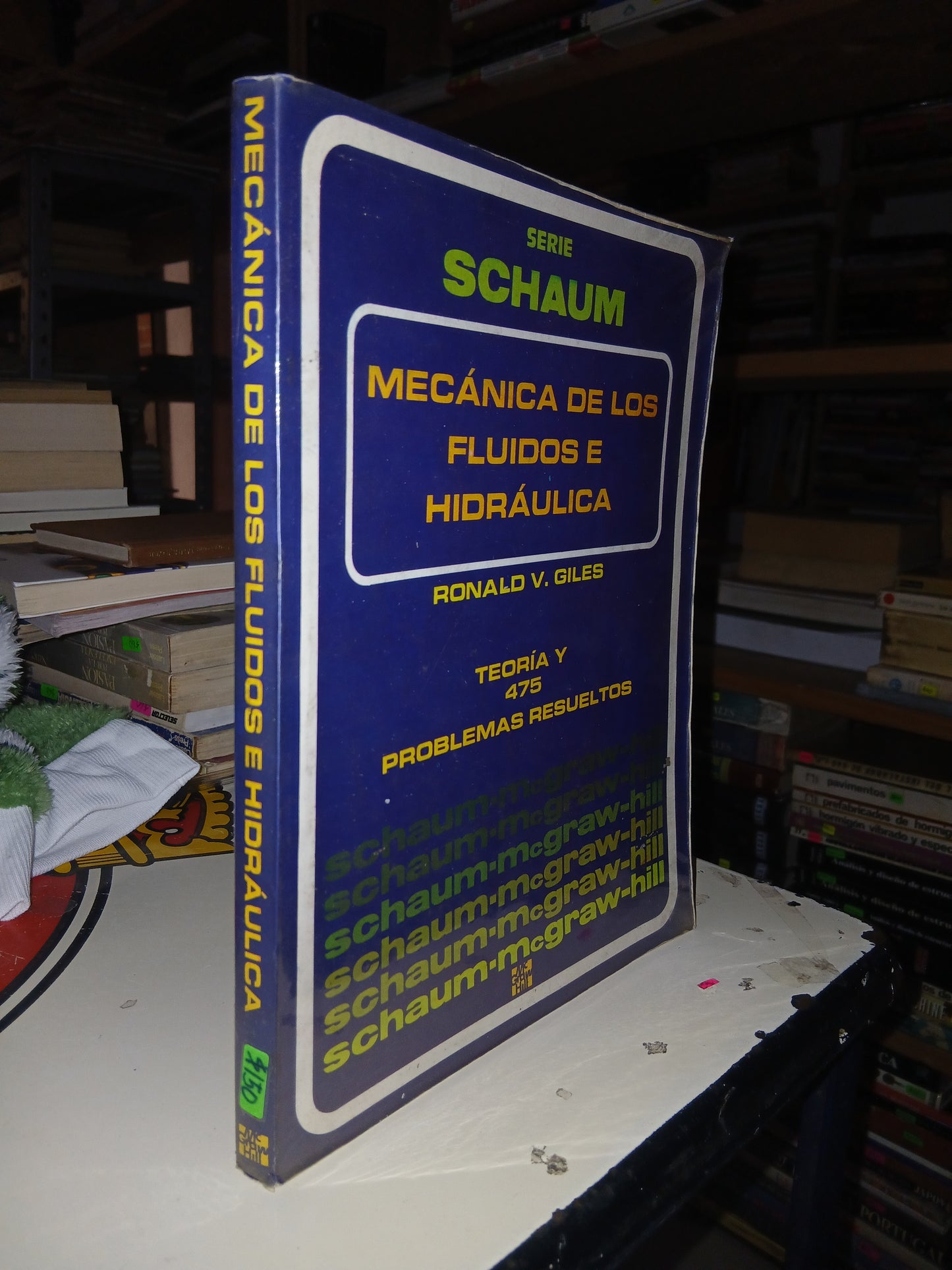 MECÁNICA DE LOS FLUIDOS E HIDRÁULICA POR RONALD V. GILES USADO MECÁNICA LITERARIO 207