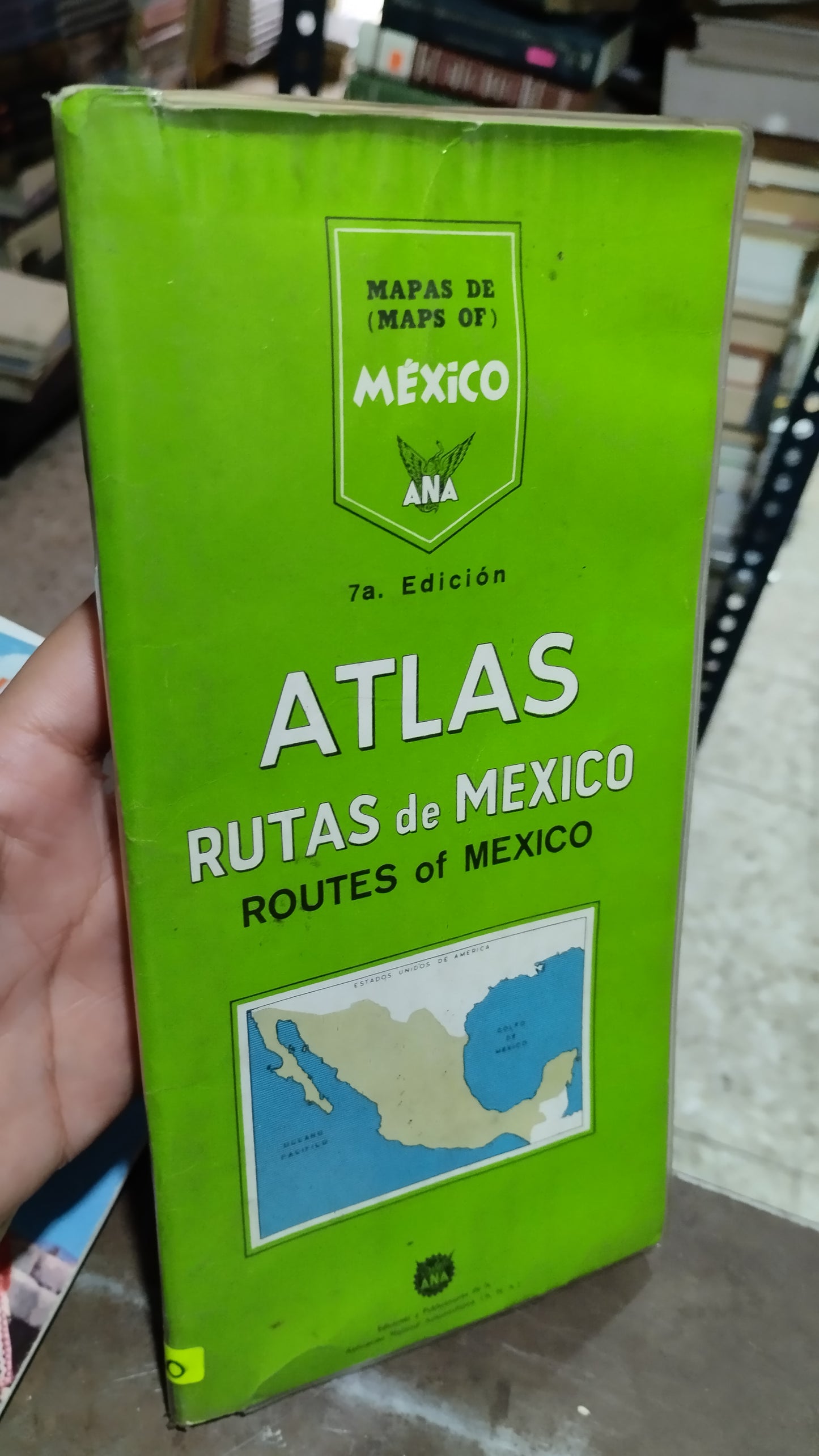 ATLAS RUTAS DE MEXICO POR MAPAS DE MEXICO LIBRO USADO GEOGRAFÍA ALDAMA