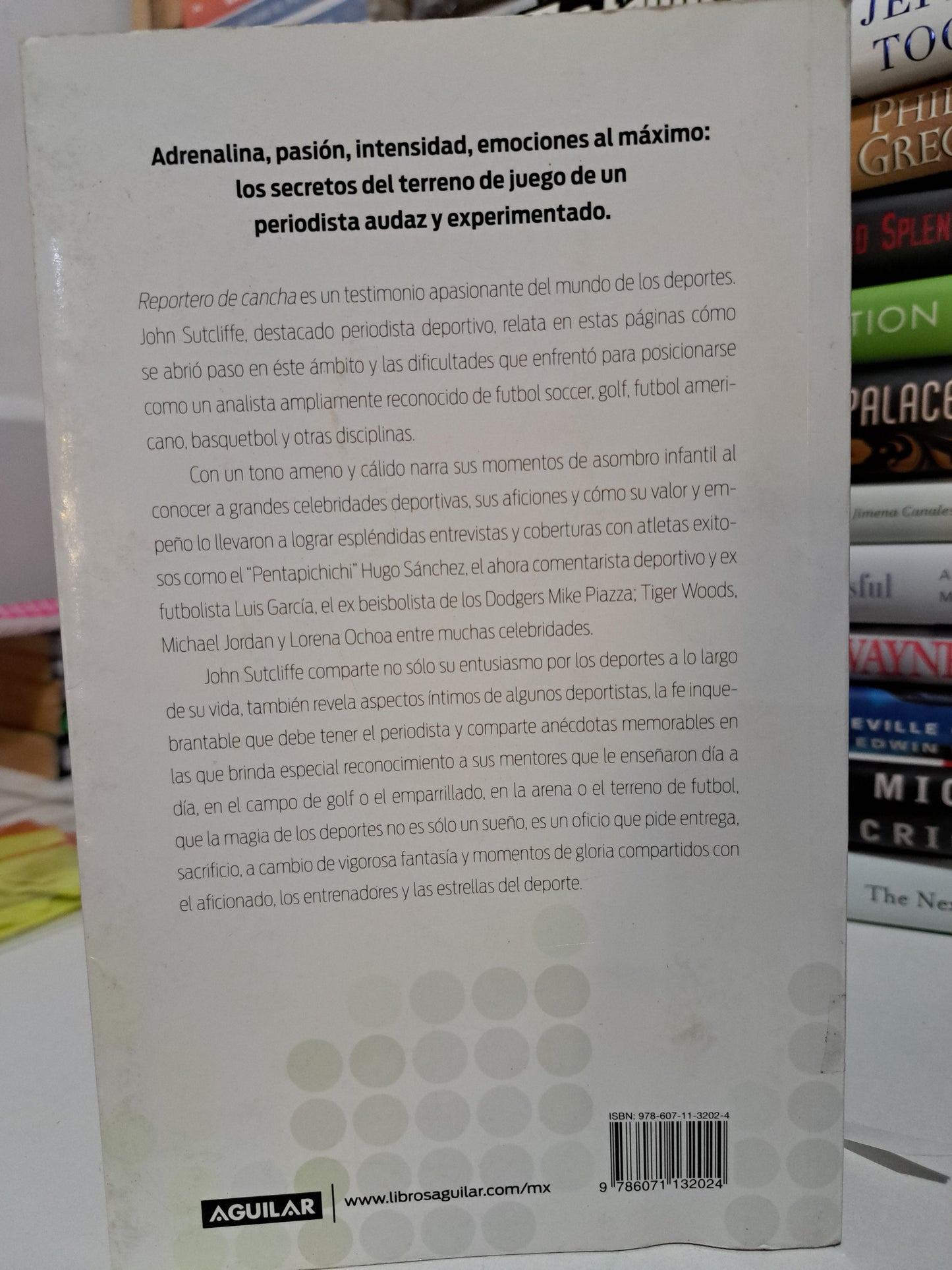 REPORTERO DE CANCHA JOHN SUTCLIFFE USADO NOVELA JUÁREZ