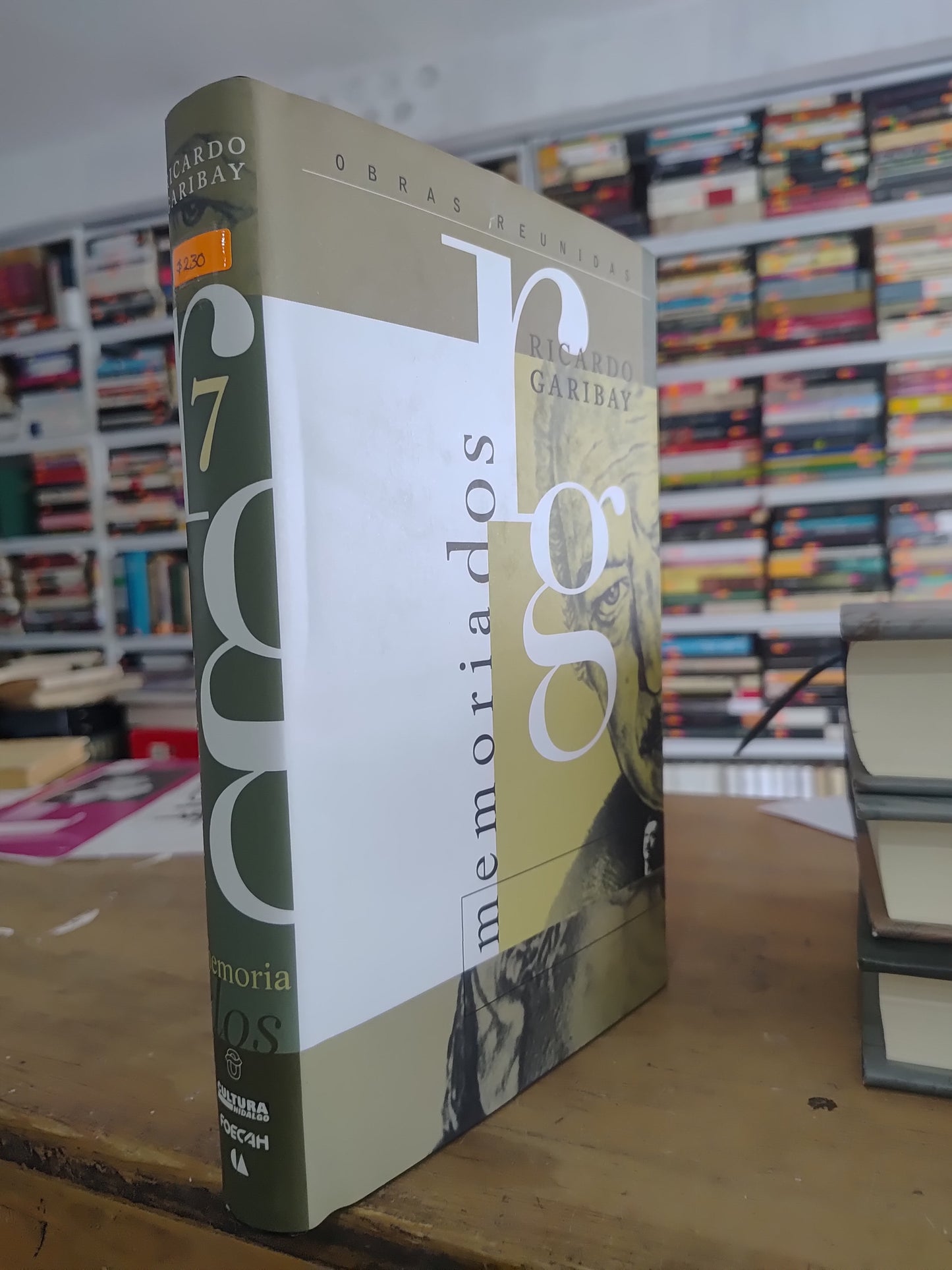 MEMORIA DOS POR RICARDO GARIBAY USADO NOVELAS JUAREZ 515
