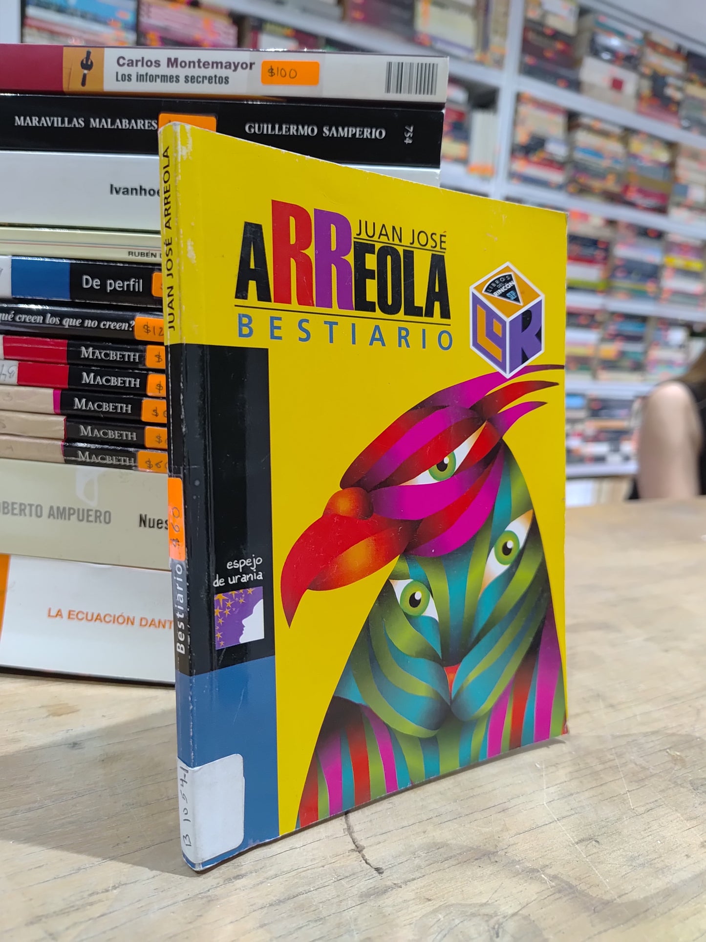 BESTIARIO POR JUAN JOSE ARREOLA USADO NOVELAS JUAREZ 515