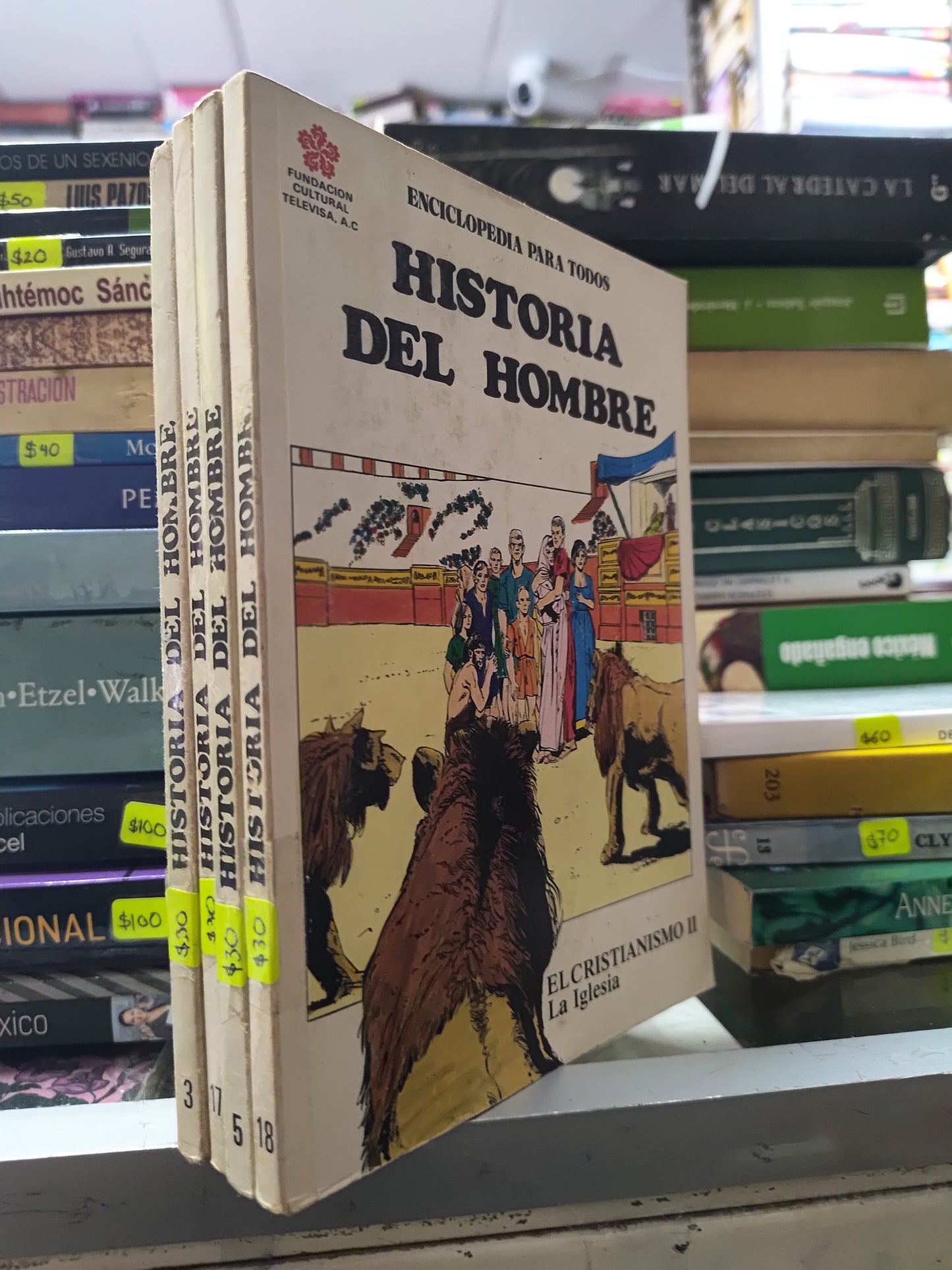 COLECCION HISTORIA DEL HOMBRE POR EDITORIAL TELEVISA USADO HISTORIA JUAREZ 507 4 TOMOS $30 C/U