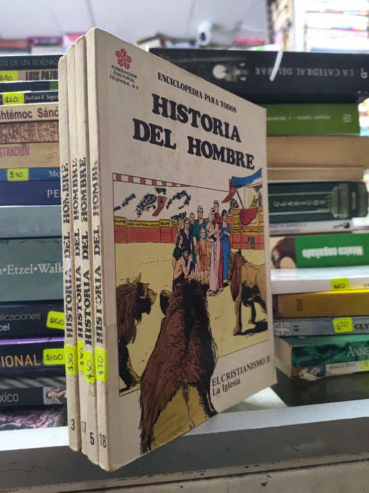 COLECCION HISTORIA DEL HOMBRE POR EDITORIAL TELEVISA USADO HISTORIA JUAREZ 507 4 TOMOS $30 C/U
