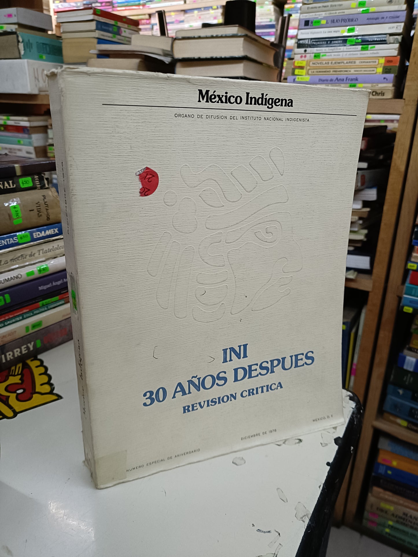 MÉXICO INDIGENA DICIEMBRE 1978 USADO HISTORIA LITERARIO 207