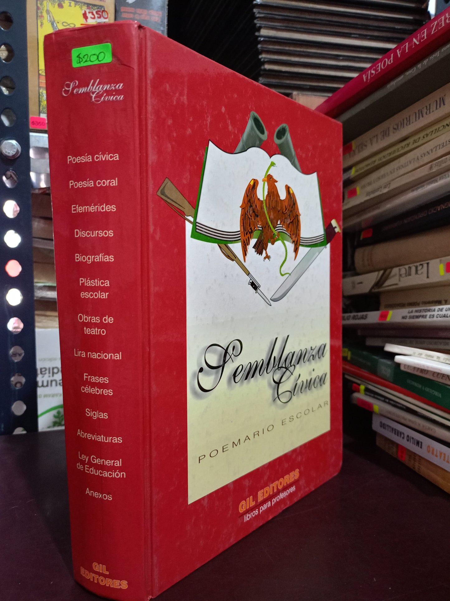 SEMBLANZA CÍVICA POEMARIO ESCOLAR USADO POESIA LITERARIO 305