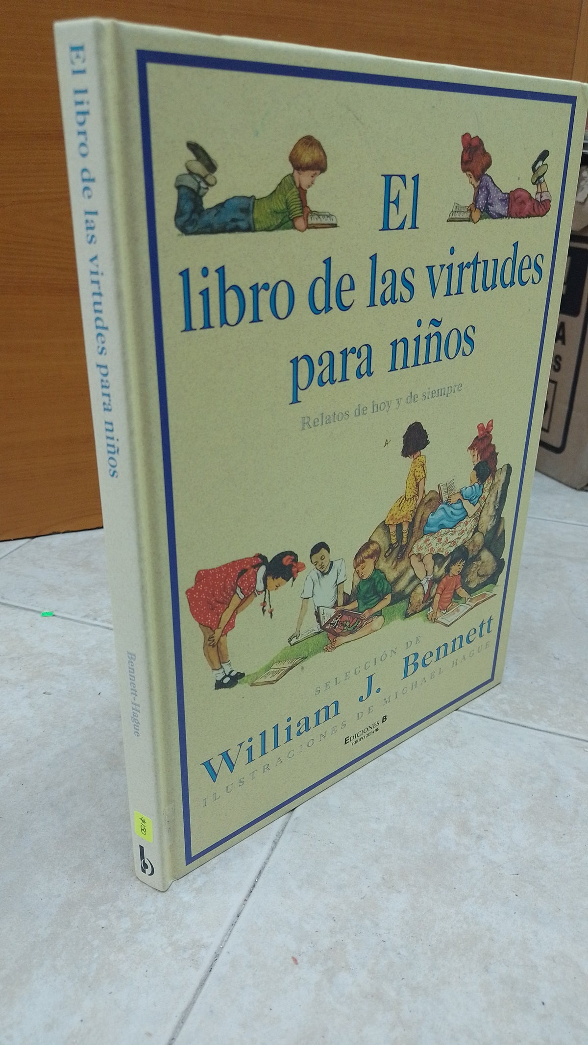 EL LIBRO DE LAS VIRTUDES PARA NIÑOS POR WILLIAM BENNETT USADO INFANTIL JUAREZ 515