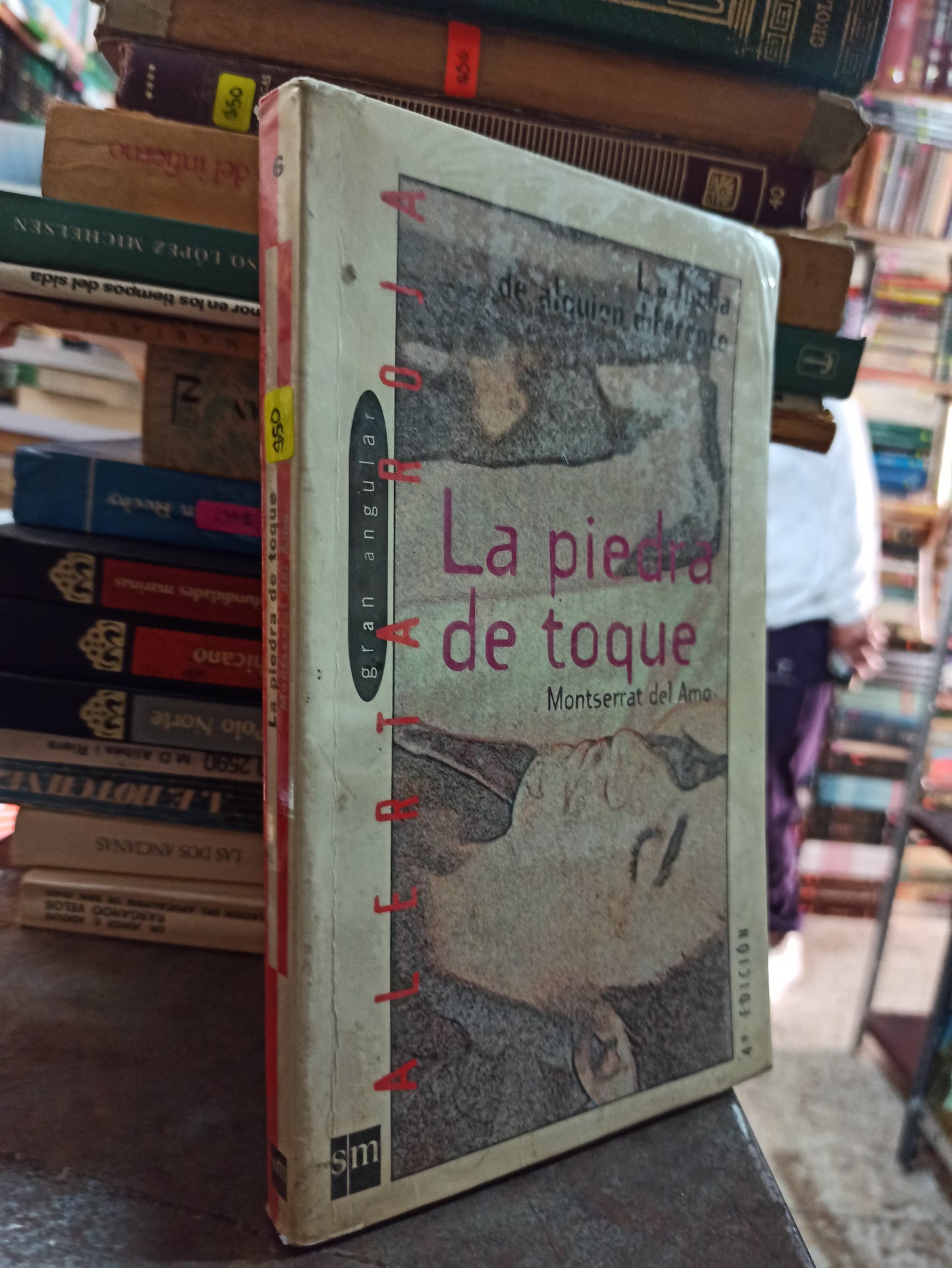 LA PIEDRA DE TOQUE POR MONSERRAT DEL AMO USADO NOVELAS ALDAMA