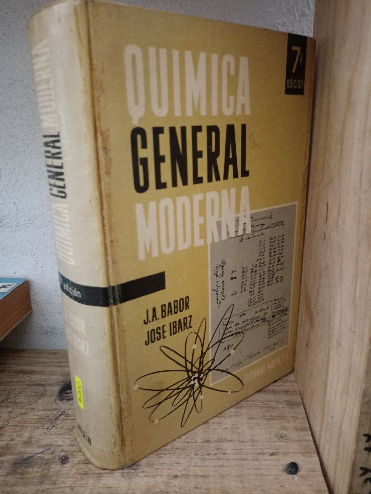 QUIMICA GENERAL MODERNA J.A. BABOR, JOSE IBARZ USADO QUIMICA LITERARIO 305