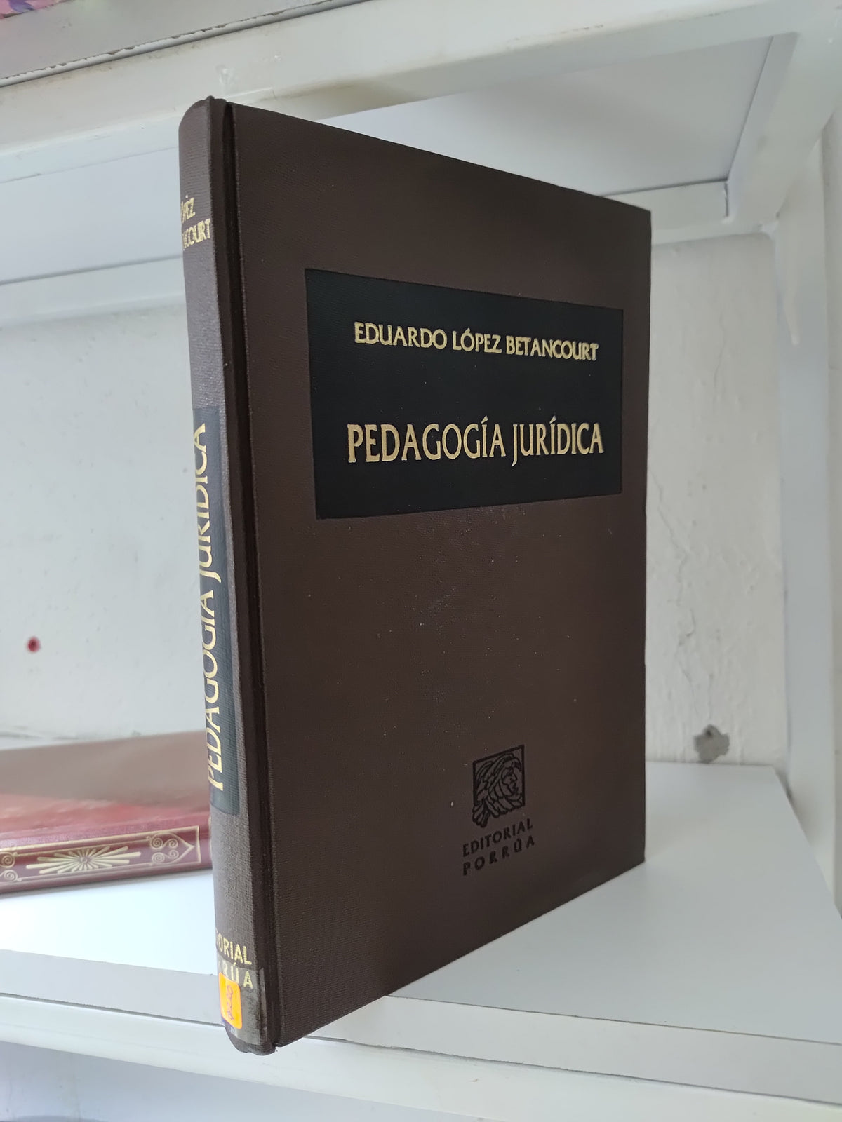 PEDAGOGIA JURIDICA POR EDUARDO LOPEZ BETANCOURT USADO DERECHO JUAREZ 515