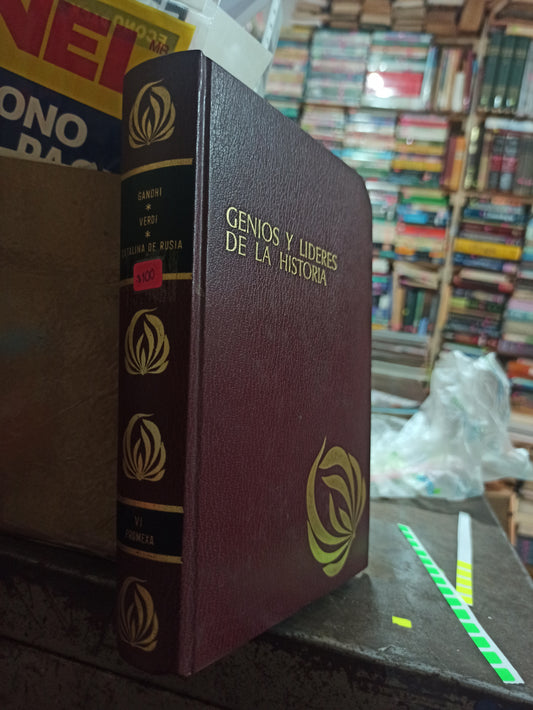 GENIOS Y LIDERES DE LA HISTORIA VOLUMEN VI POR VARIOS AUTORES USADO HISTORIA ALDAMA
