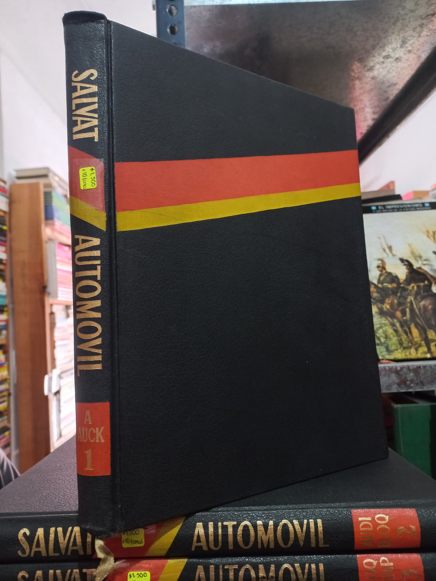 ENCICLOPEDIA SALVAT DEL AUTOMÓVIL (10 TOMOS) USADO HISTORIA LITERARIO 305