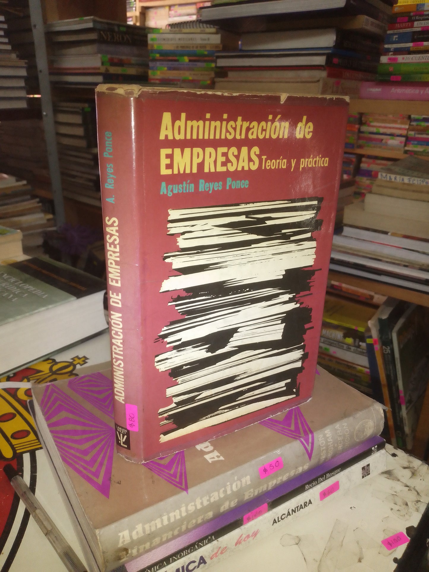 ADMINISTRACIÓN DE EMPRESAS (TEORIA Y PRACTICA) POR AGUSTÍN REYES PONCE USADO ADMINISTRACIÓN LITERARIO 207
