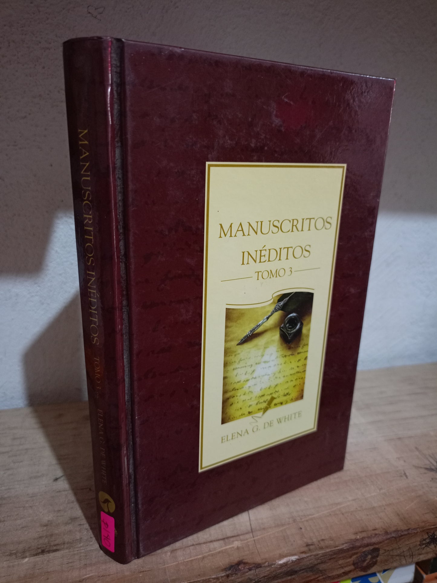 MANUSCRITOS INÉDITOS TOMO 3 POR ELENA G. DE WHITE USADO NOVELA LITERARIO 305