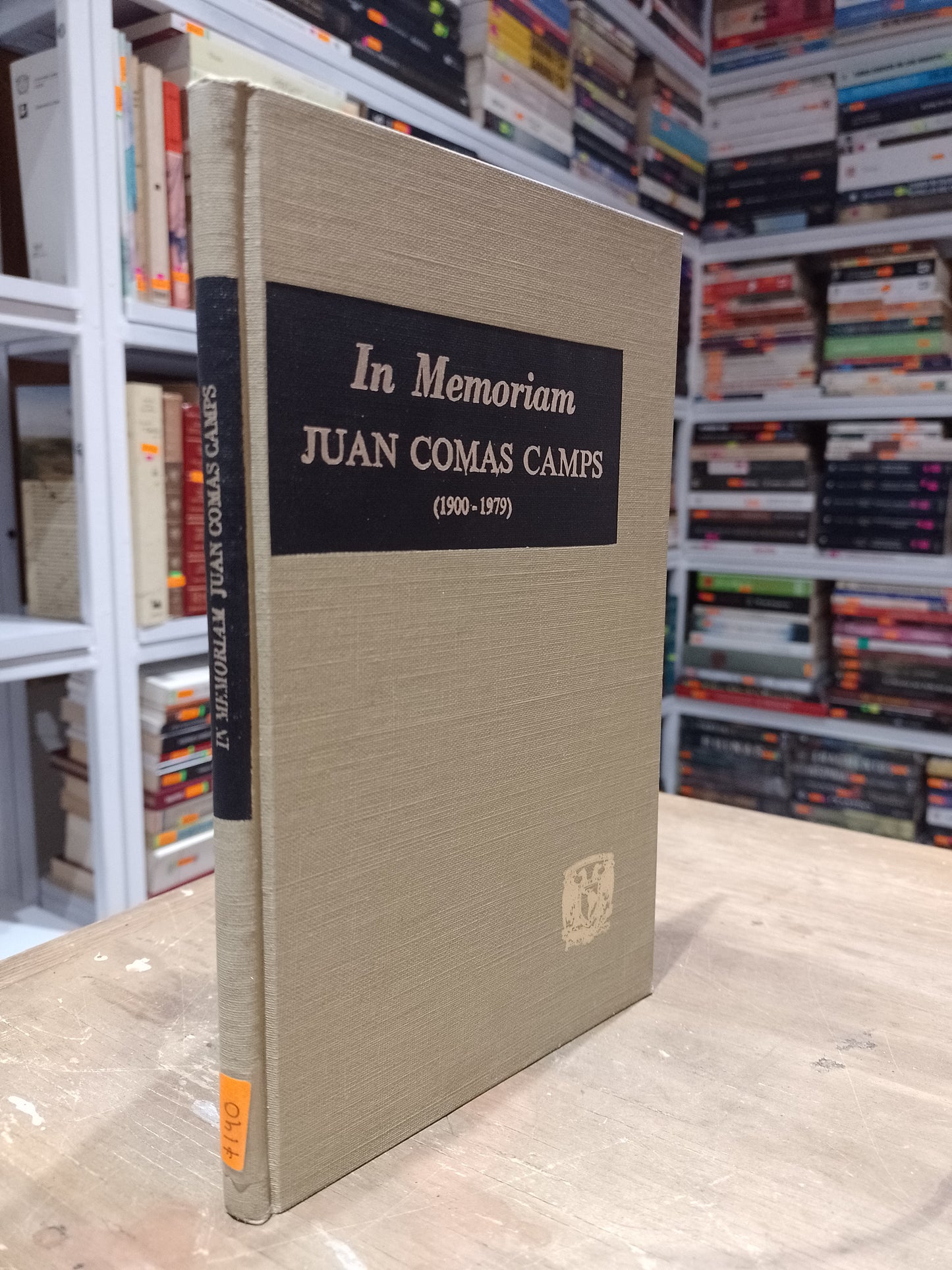 IN MEMORIAM POR JUAN COMAS CAMPS USADO HISTORIA JUAREZ 515