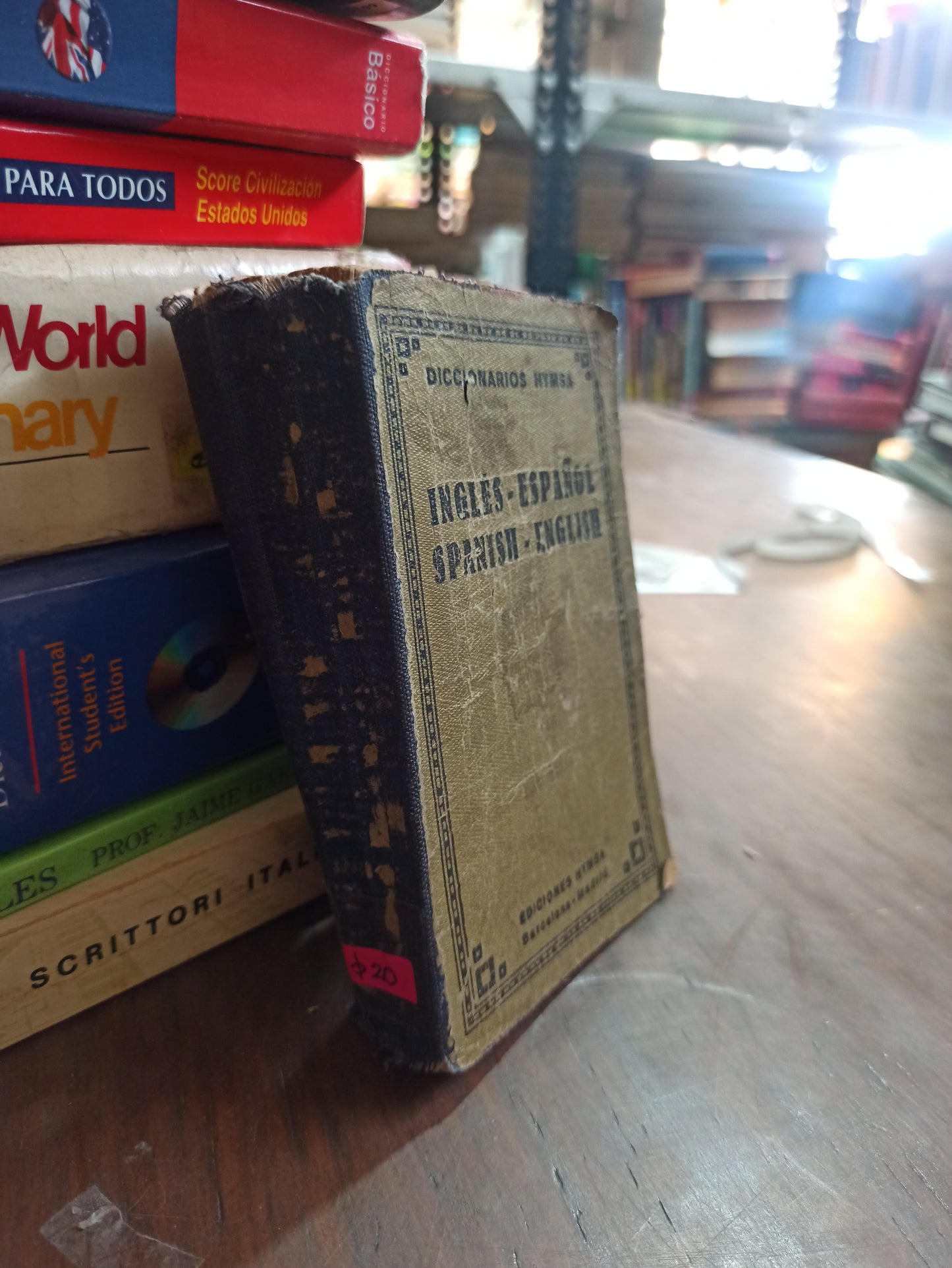 INGLÉS-ESPAÑOL POR EDITORIAL HYMSA USADO IDIOMAS ALDAMA