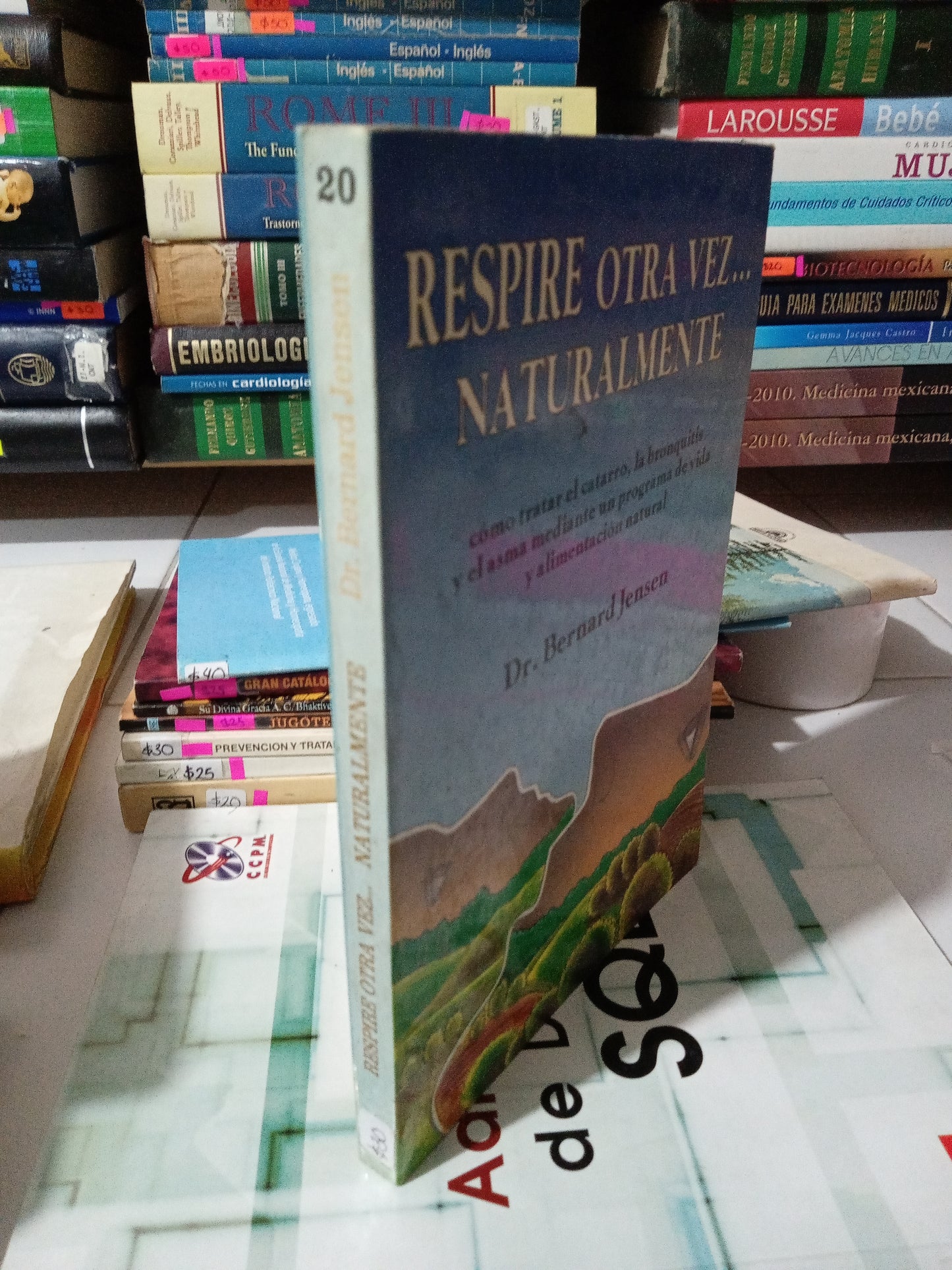 RESPIRE OTRA VEZ NATURALMENTE BERNARD JENSEN USADO SALUD JUAREZ