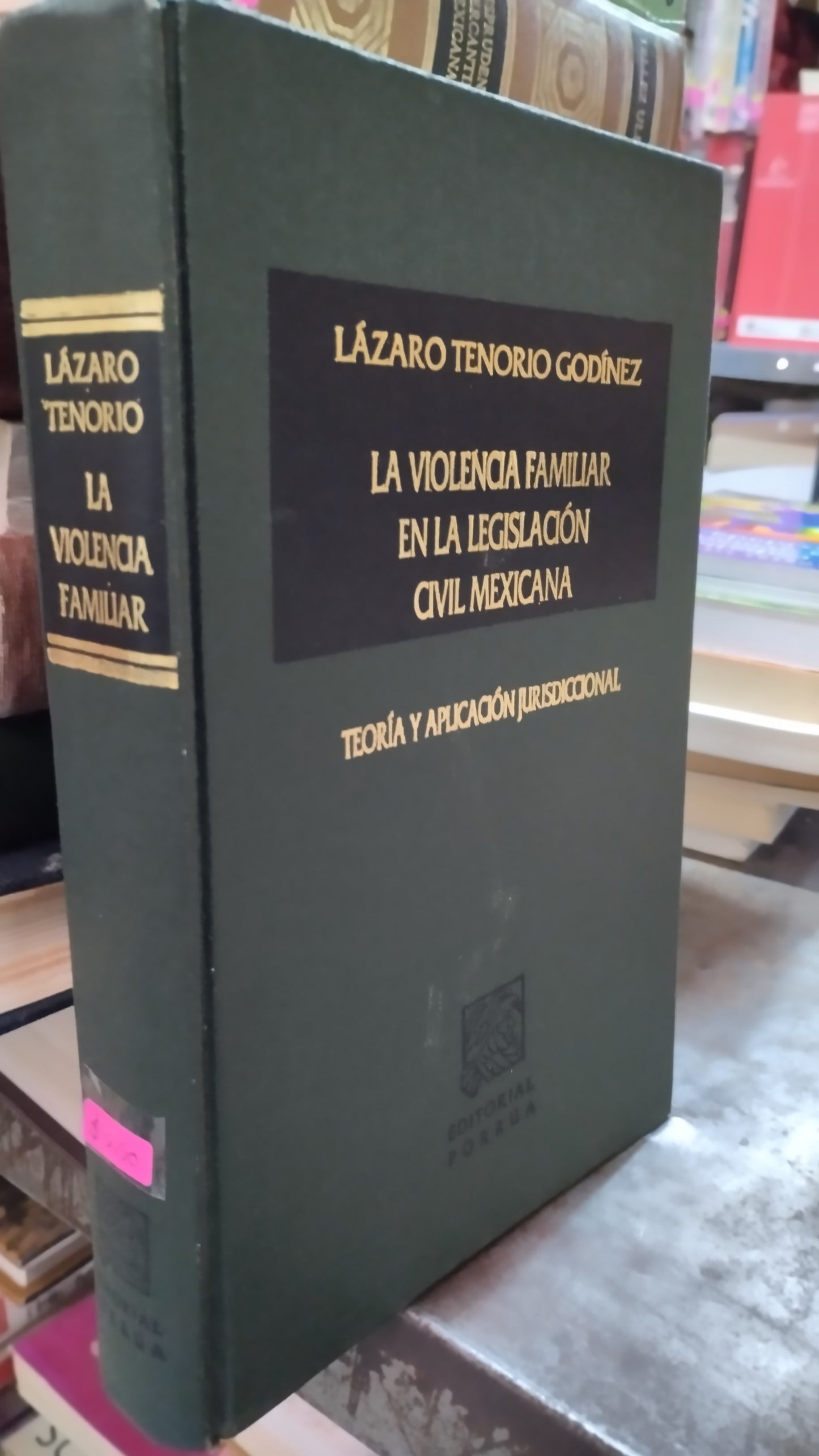 LA VIOLENCIA FAMILIAR EN LA LEGISLACION CIVIL MEXICANA POR LAZARO TENORIO GODINEZ LIBRO USADO DERECHO ALDAMA