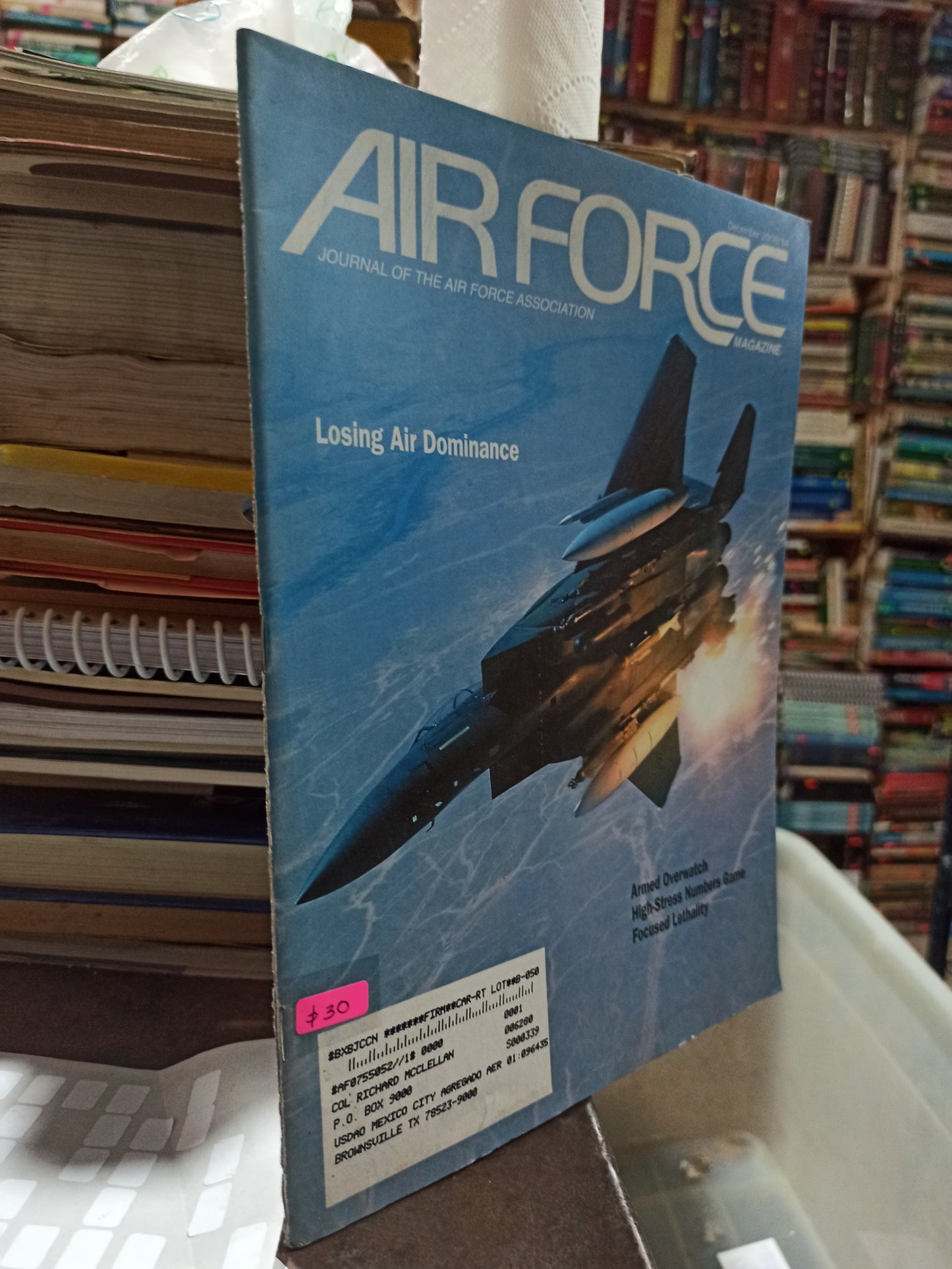 AIR FORCE JOURNAL OF THE AIR FORCE ASSOCIATION POR EDITORIAL MEGAZINE USADO 2DA GUERRA ALDAMA