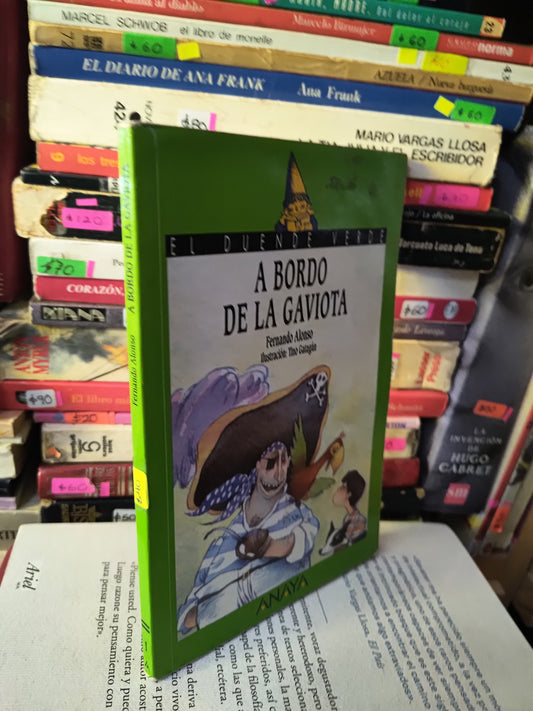 A BORDO DE LA GAVIOTA POR FERNANDO ALONSO USADO NOVELAS JUAREZ