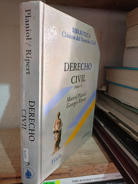 DERECHO CIVIL PARTE A VOLUMEN 3 POR MARCEL PLANIOL Y GEORGES RIPERT USADO DERECHO LITERARIO 305