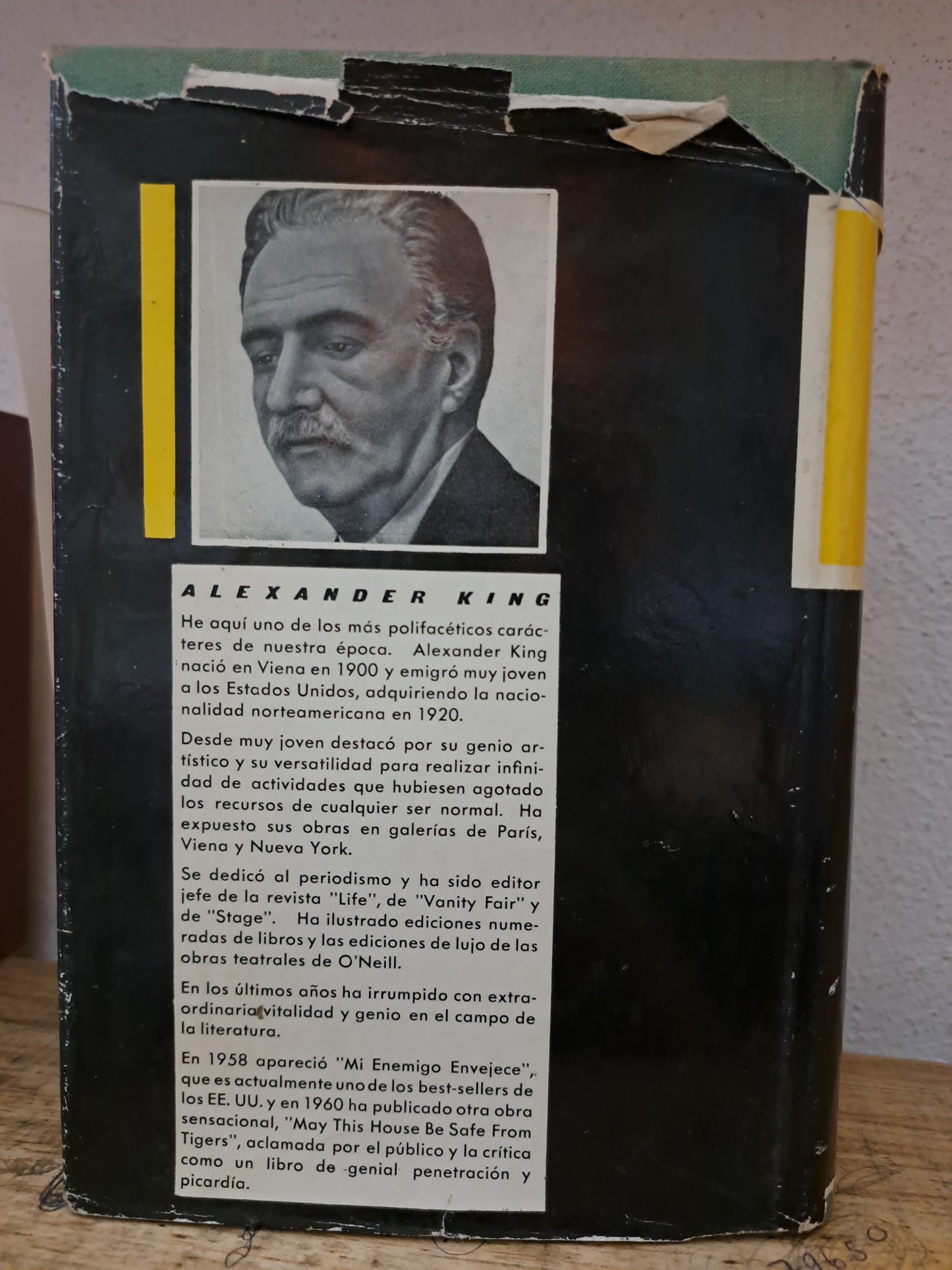 MI ENEMIGO ENVEJECE ALEXANDER KING USADO NOVELA LITERARIO 305