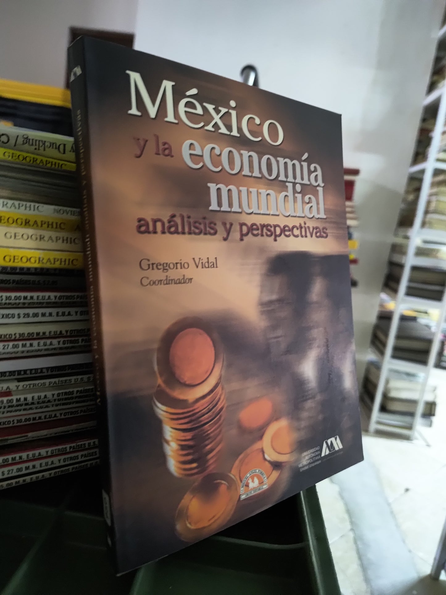 MEXICO Y LA ECONOMIA MUNDIAL POR GREGORIO VIDAL USADO ADMINISTRACION JUAREZ 515