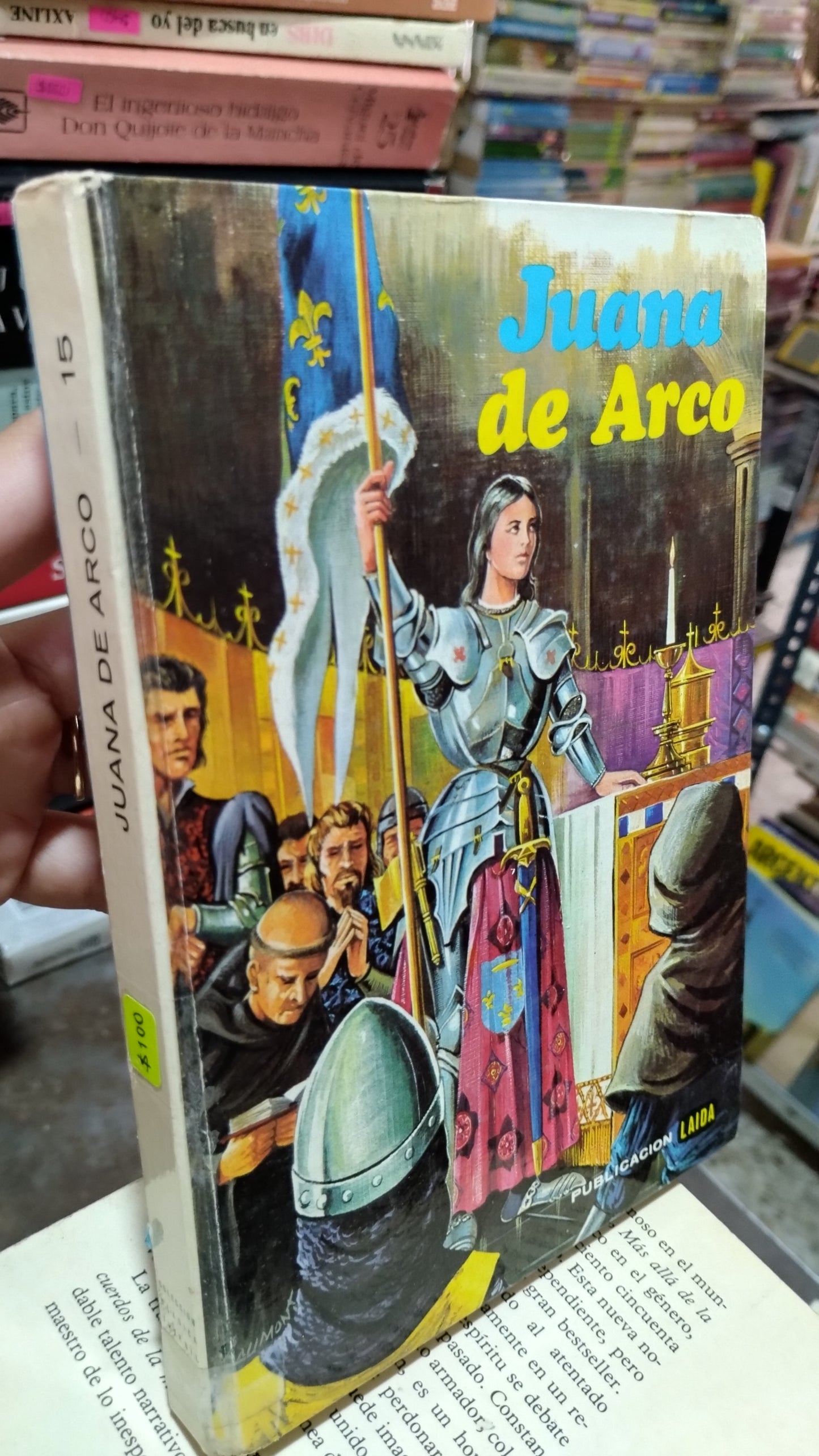 JUANA DE ARCO POR EDICIONES LAIDA LIBRO USADO NOVELAS ALDAMA