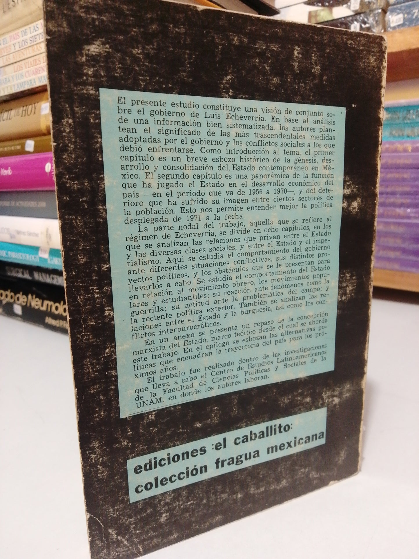ESTADO Y LUCHA POLITICA EN EL MEXICO ACTUAL POR MARIO HUACUJA R Y JOSE WOLDENBERG USADO HISTORIA JUAREZ