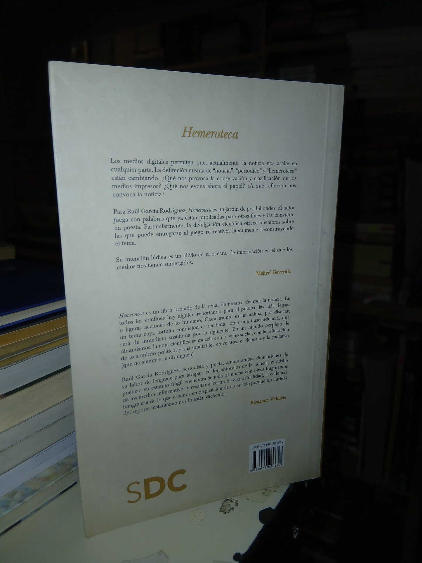 HEMEROTECA POR RAÚL GARCÍA RODRÍGUEZ USADO POESÍA LITERARIO 207