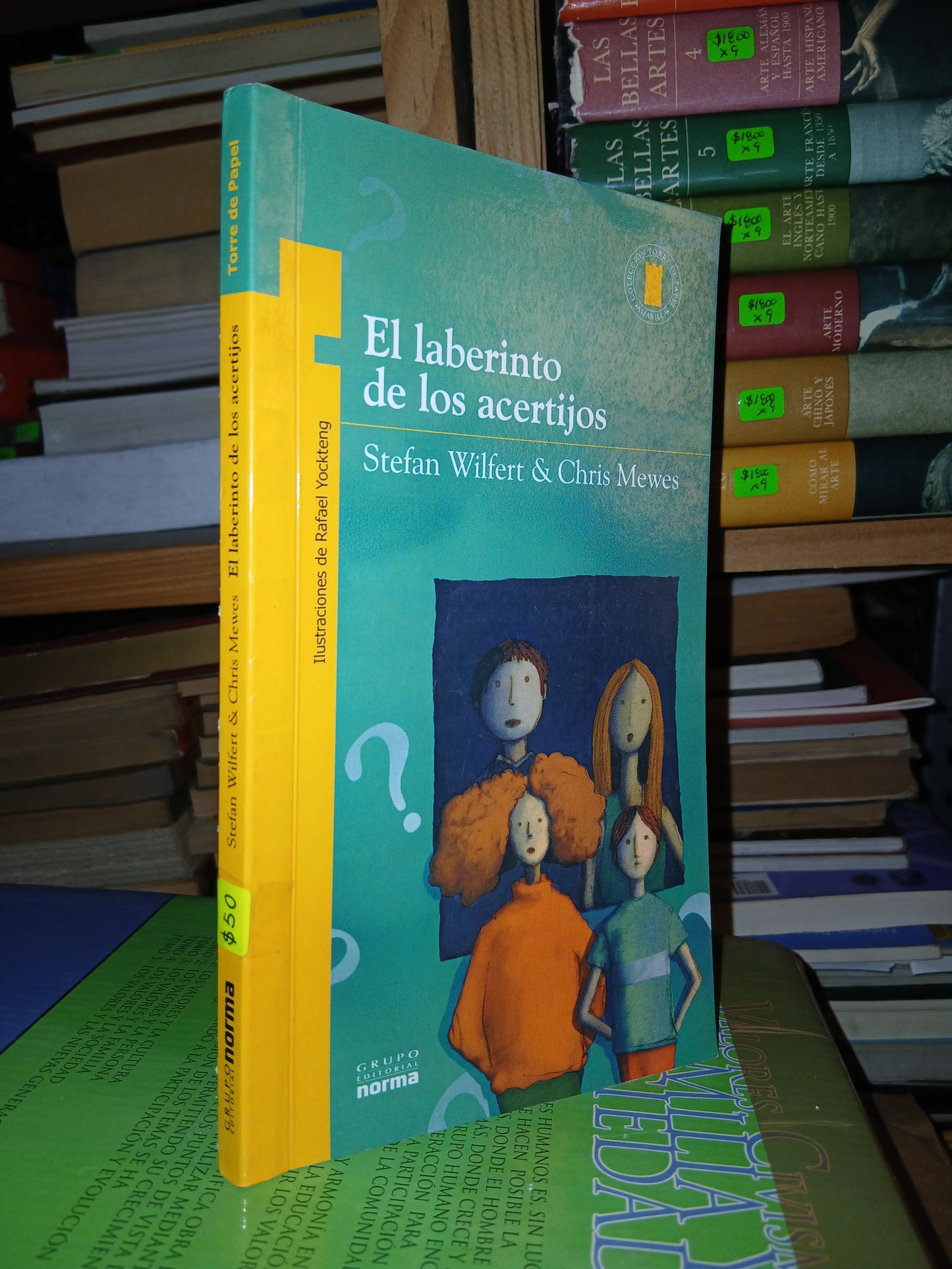 EL LABERINTO DE LOS ACERTIJOS POR STEFAN WILFERT & CHRIS MEWES USADO INFANTIL LITERARIO 207