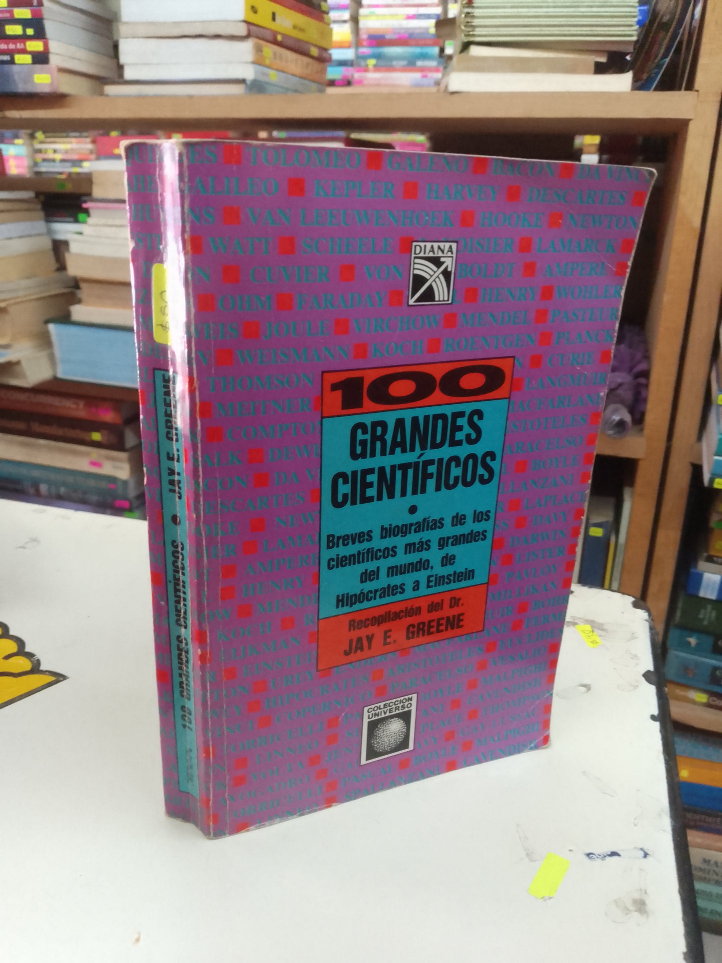 100 GRANDES CIENTIFICOS POR JAY E. GREENE USADO CIENCIA LITERARIO 207