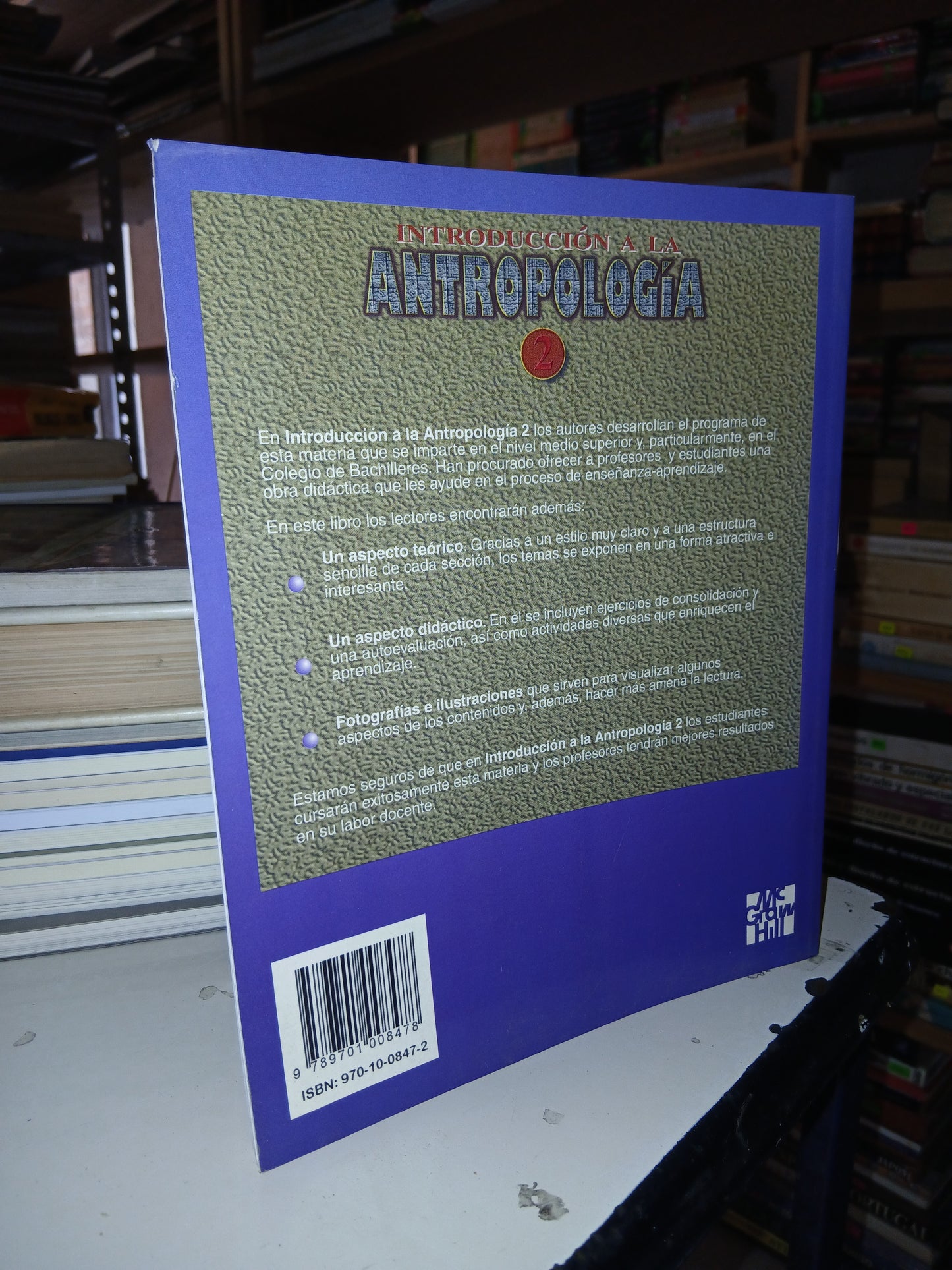 INTRODUCCIÓN A LA ANTROPOLOGÍA 2 POR JUÁREZ INFANTE Y SERDÁN CONTRERAS USADO ANTROPOLOGÍA LITERARIO 207