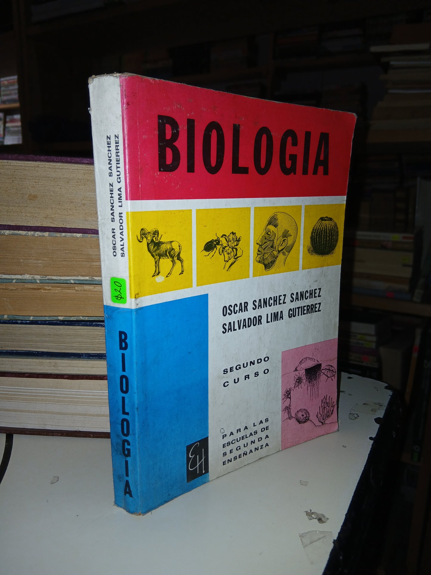 BIOLOGÍA POR ÓSCAR SÁNCHEZ SÁNCHEZ Y SALVADOR LIMA GUTIÉRREZ USADO BIOLOGÍA LITERARIO 207
