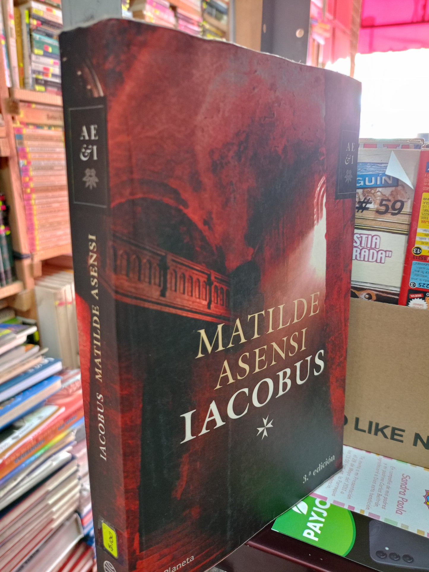 IACOBUS POR MATILDE ASENSI USADO NOVELA LITERARIO 305