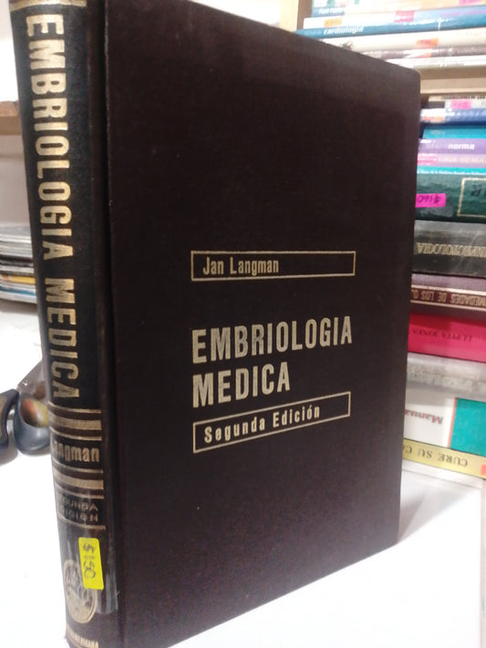 EMBRIOLOGIA MEDICA POR JAN LANGMAN USADO SALUD JUAREZ