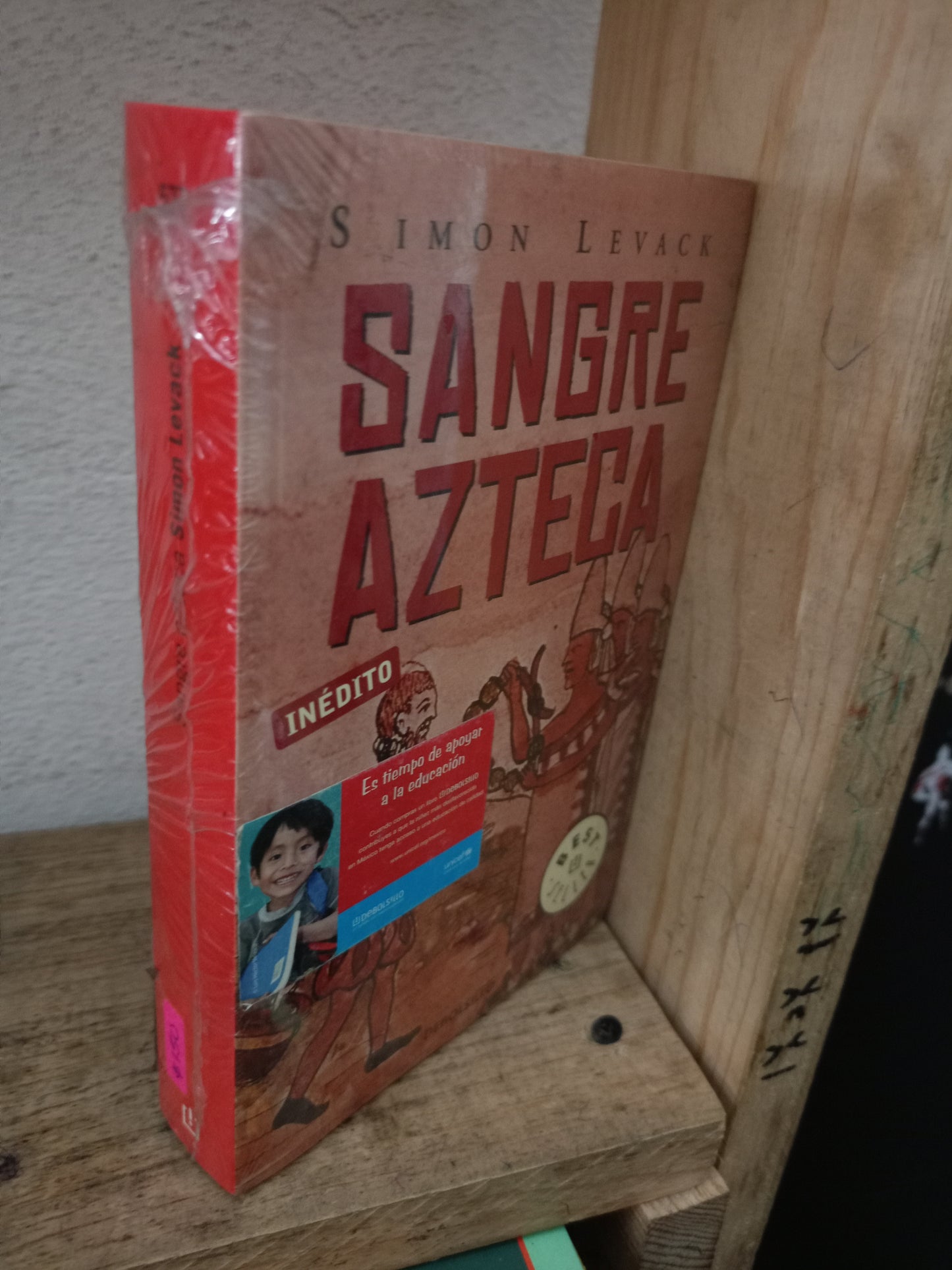 SANGRE AZTECA POR SIMON LEVACK NUEVO LIBROS NUEVOS LITERARIO 305