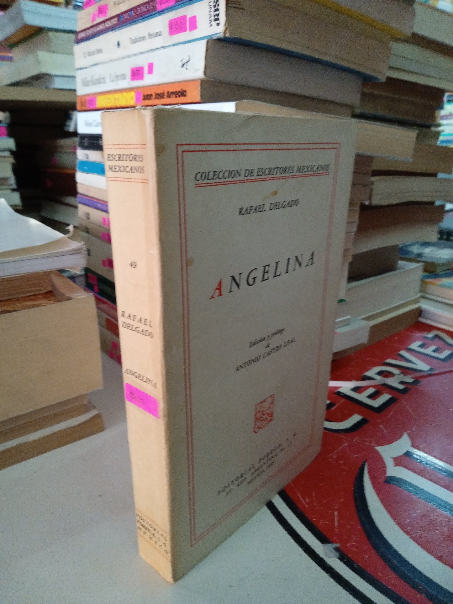 ANGELINA POR RAFAEL DELGADO USADO NOVELA LITERARIO 207