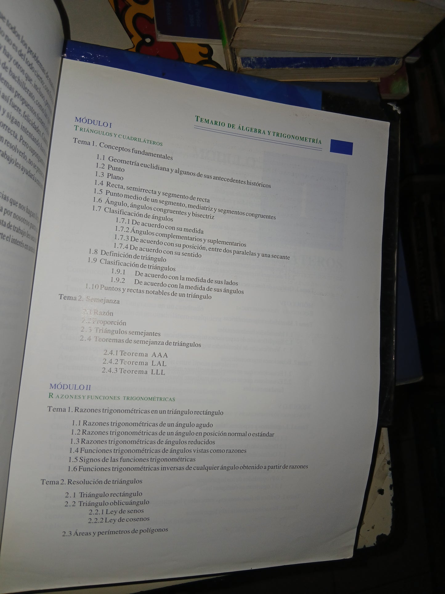 ÁLGEBRA Y TRIGONOMETRÍA (VARIOS AUTORES) USADO ÁLGEBRA LITERARIO 207
