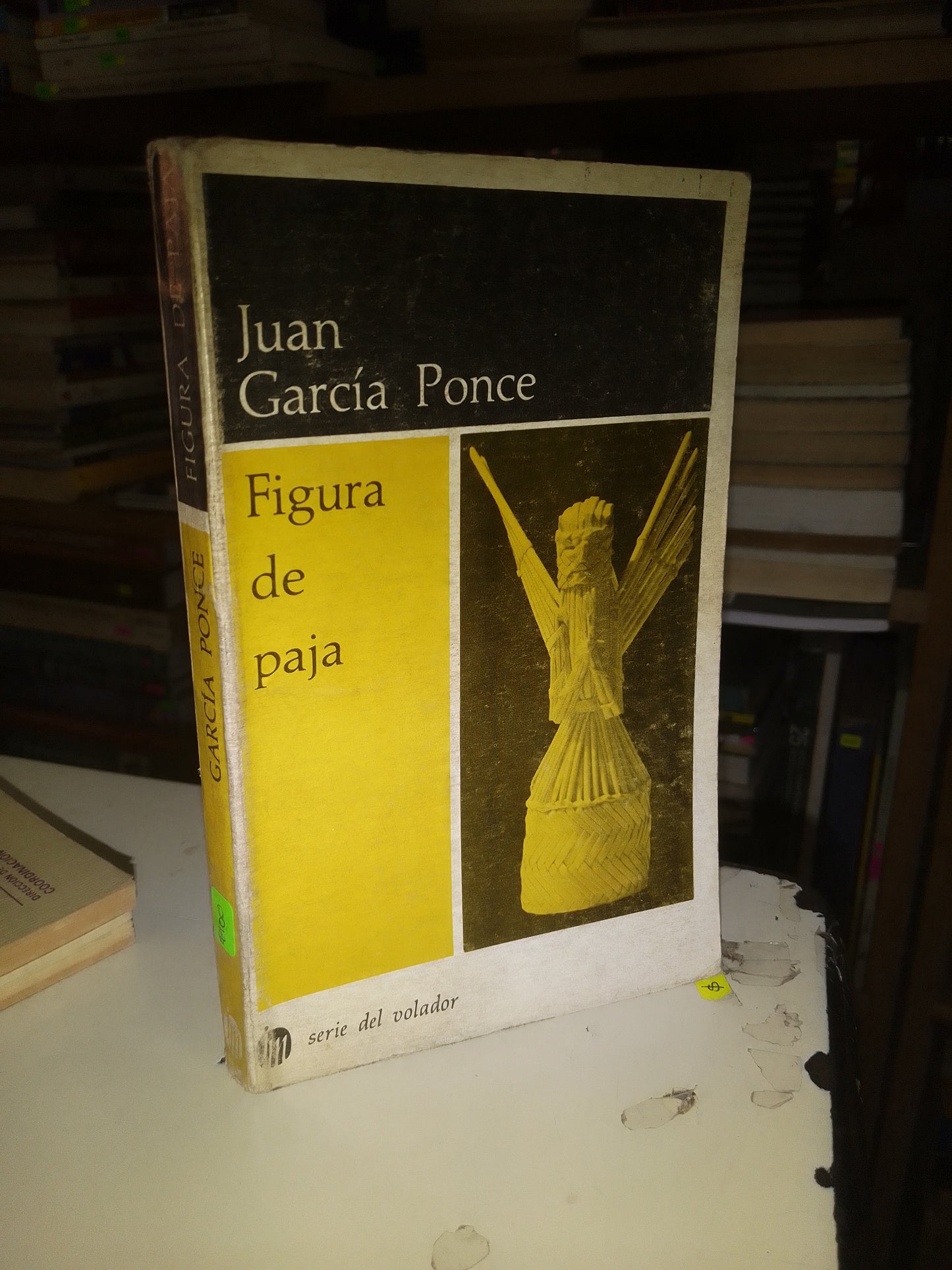 FIGURA DE PAJA POR JUAN GARCÍA PONCE USADO NOVELA LITERARIO 207