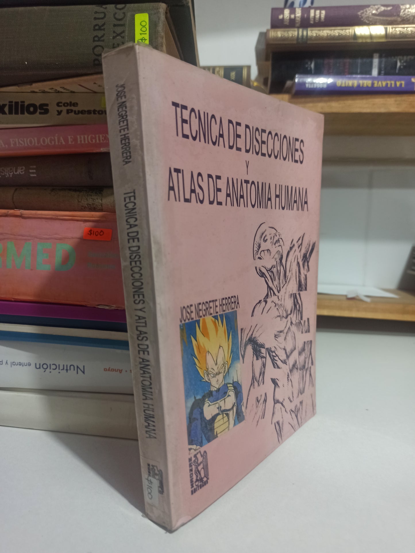TECNICA DE DISECCIONES Y ATLAS DE ANATOMIA HUMANA POR JOSE NEGRETE HERRERA USADO SALUD JUÁREZ