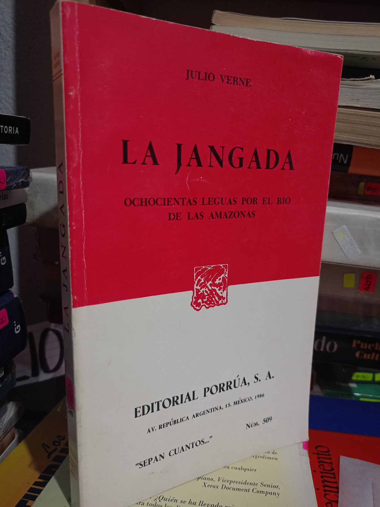 LA JANGADA POR JULIO VERNE USADO NOVELA LITERARIO 305